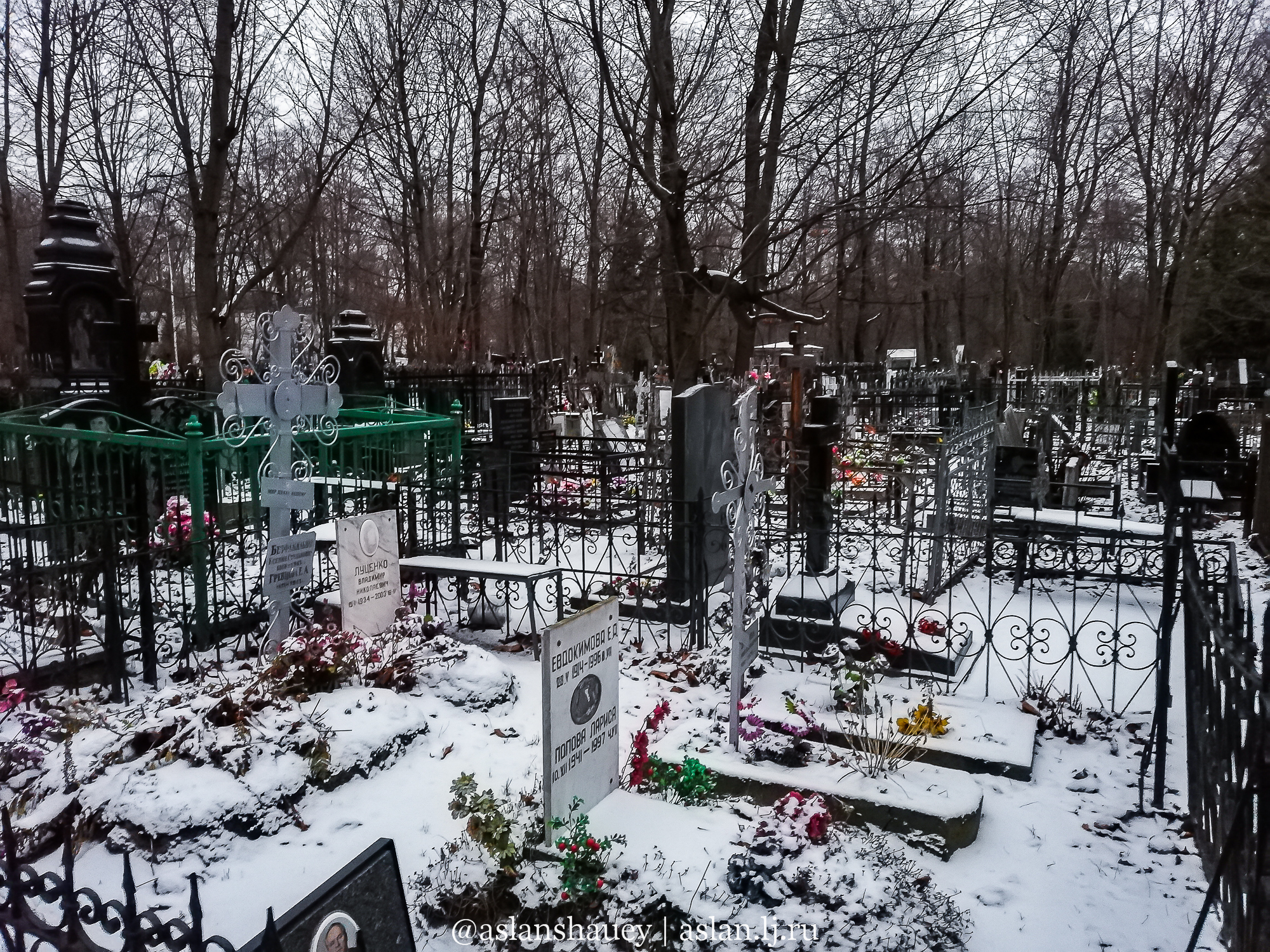 Ваганьковское кладбище 58 участок захоронения