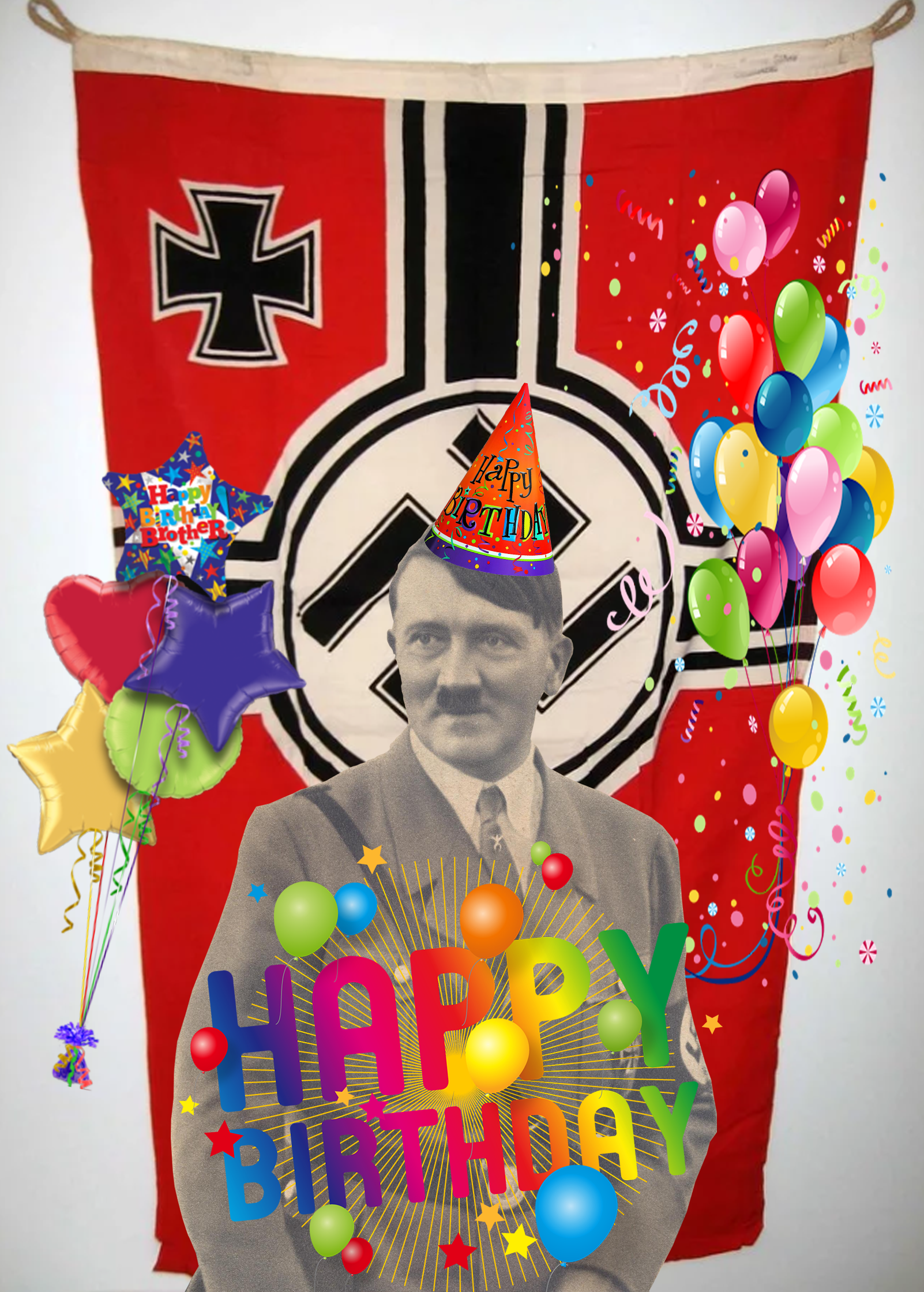 День рождения Адольфа Гитлера. День рождения Гитлера открытки. Д р гитлера