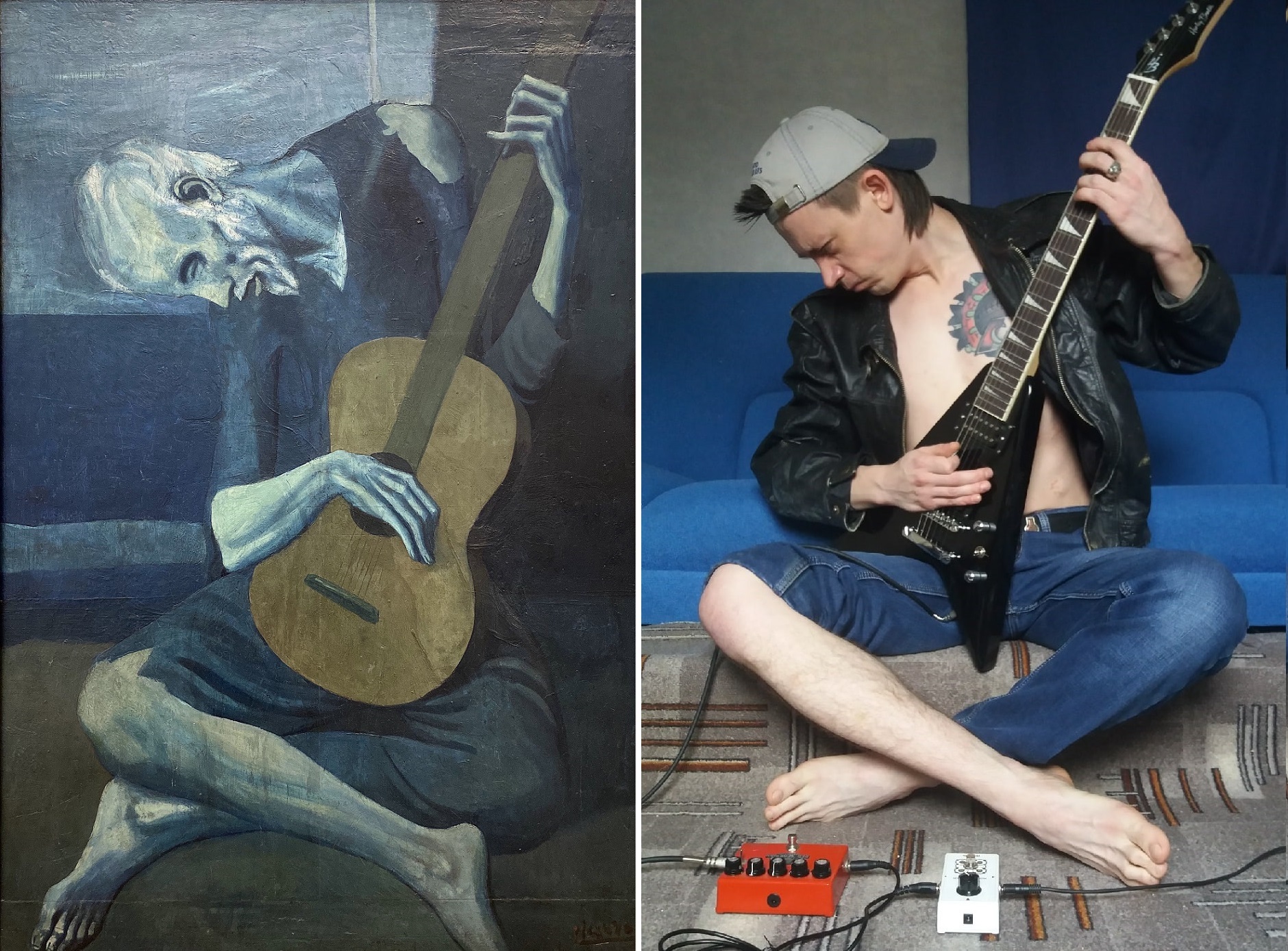 IsoIsolation. Pablo Picasso. Old guitarist - My, Insulation, Picasso, Guitar, Longpost