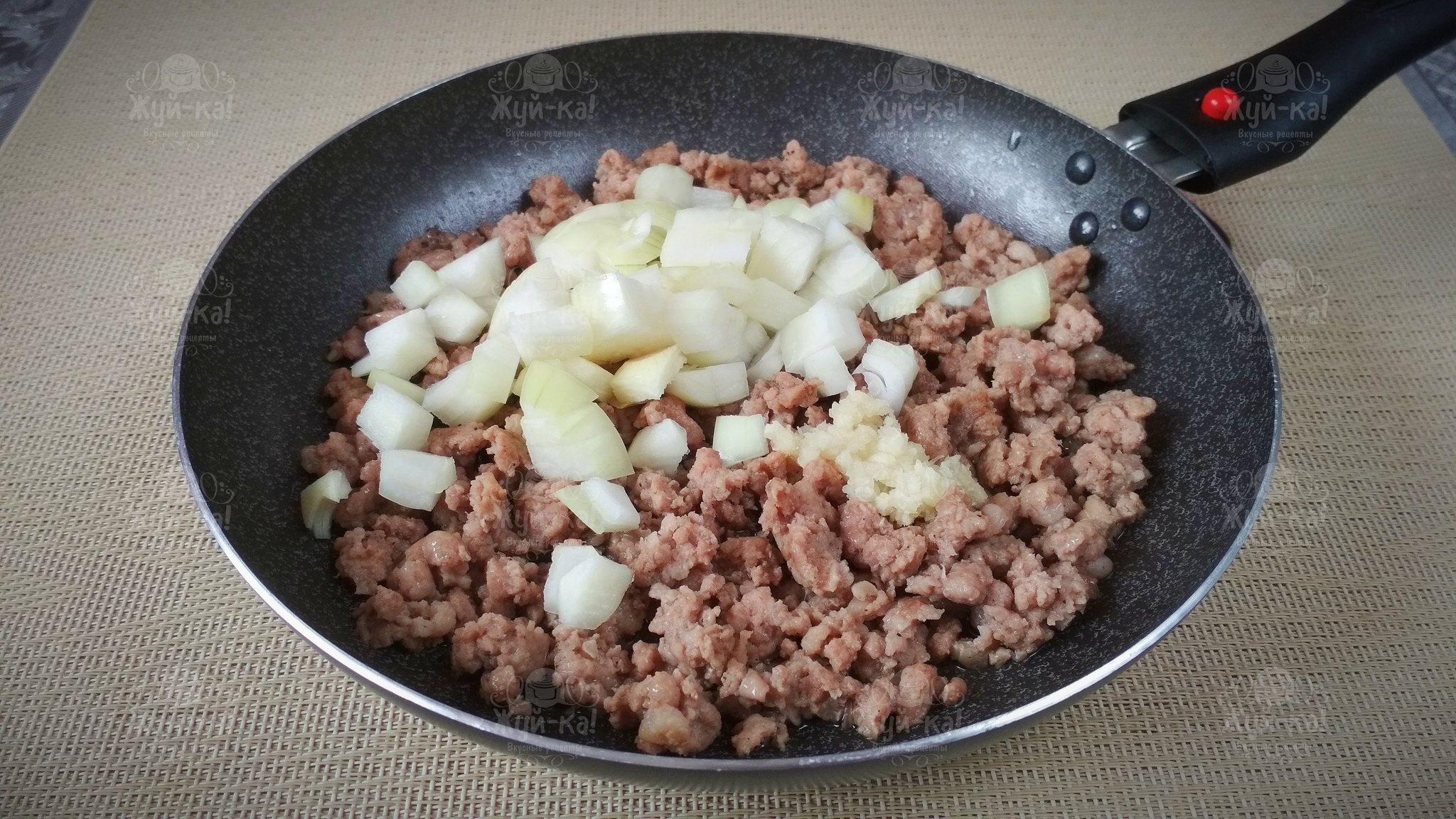 Lasagna in a frying pan! - My, Recipe, Chew-Ka!, Culinary minced meat, Lasagna, Yandex Zen, Dinner, Dinner, Longpost, Cooking