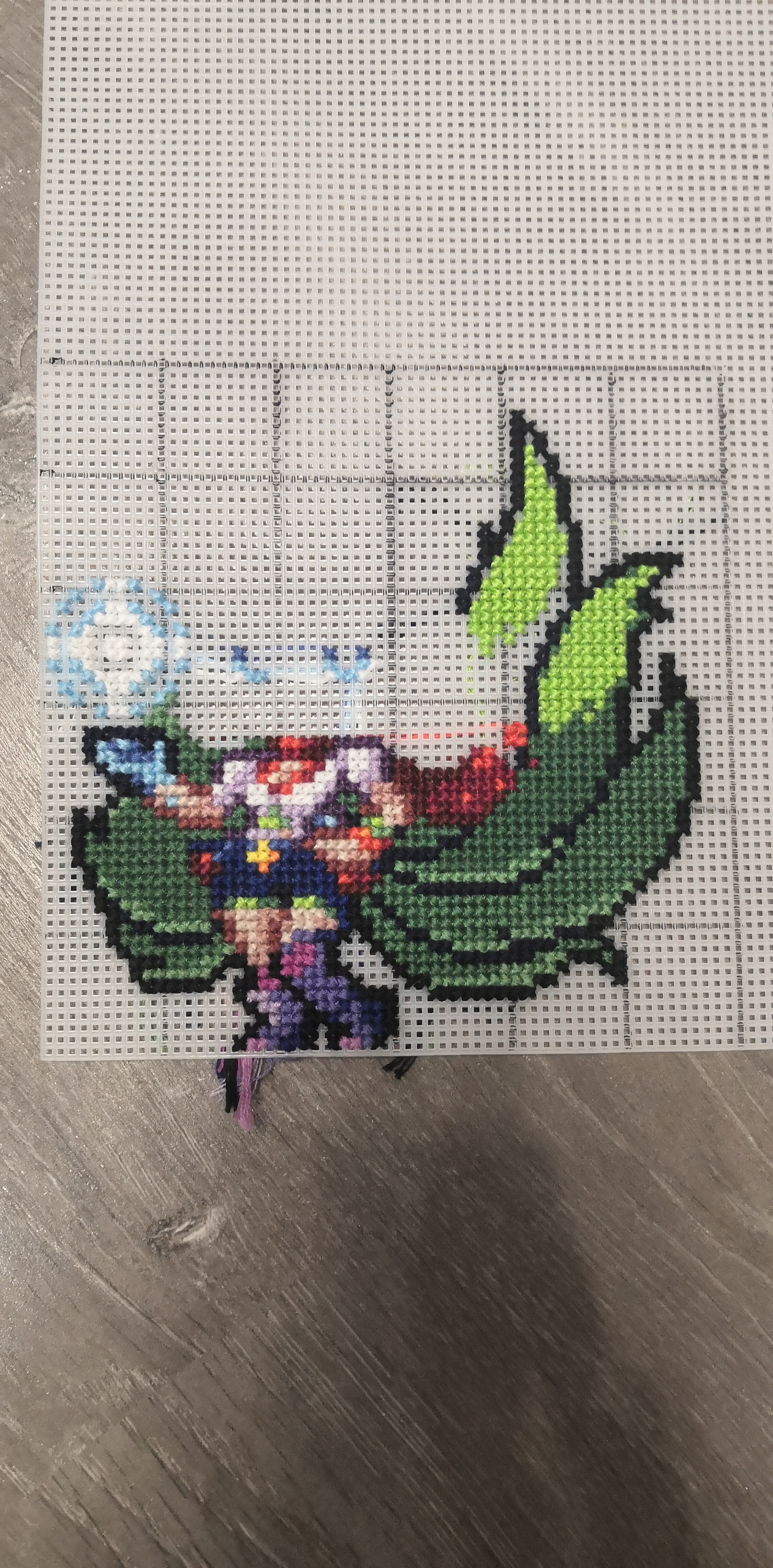 League of legends: Arcade Ahri - My, League of legends, Cross-stitch, Hobby, Longpost