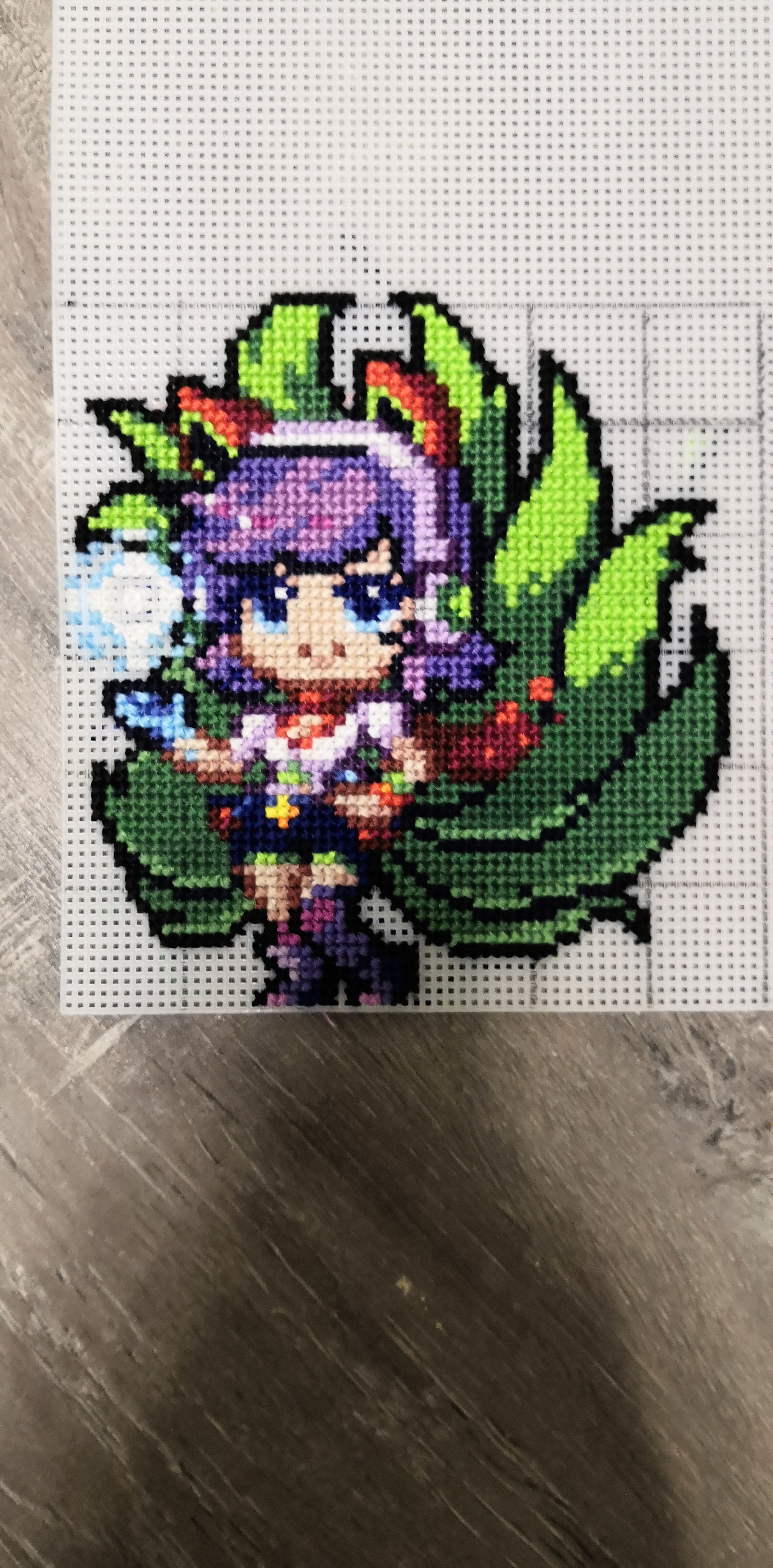 League of legends: Arcade Ahri - My, League of legends, Cross-stitch, Hobby, Longpost