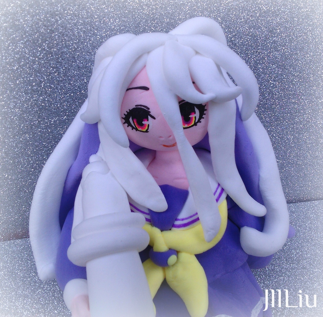 Shiro from the anime: No Game No Life - My, With your own hands, Doll, Creation, Figurines, Anime, Needlework without process, Longpost, No game no life, Shiro (No Game No Life)