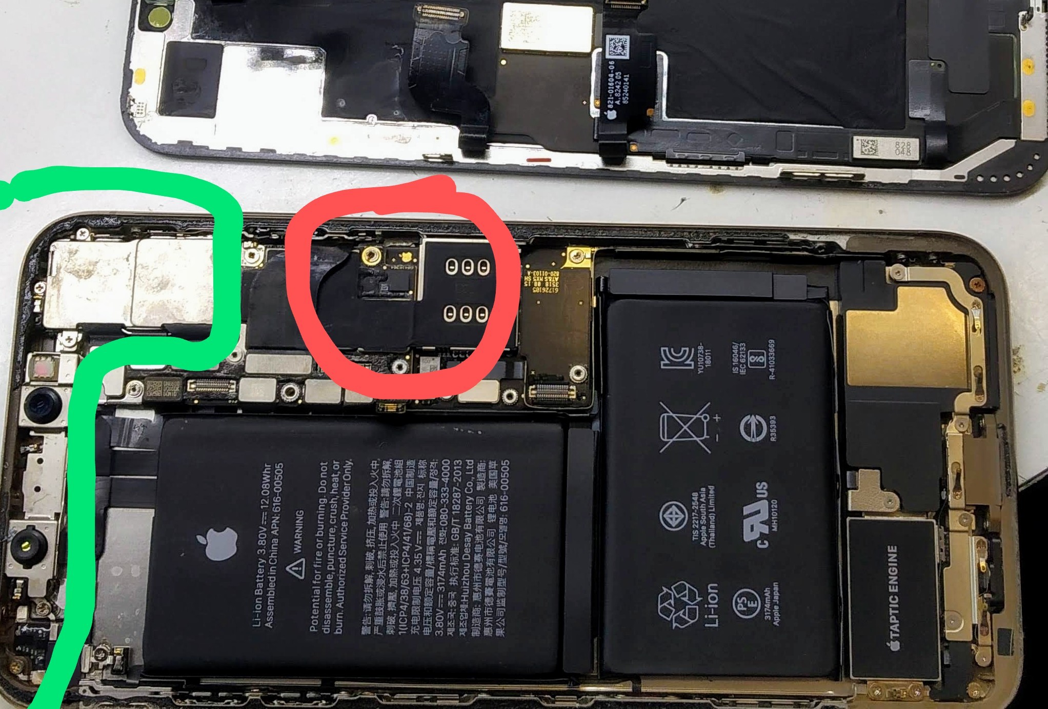 iPhone Xs max. Does the claimed moisture protection work? - My, Repair, Repair of equipment, Ремонт телефона, Recovery, Drowned, Apple, iPhone, Xs max, Longpost