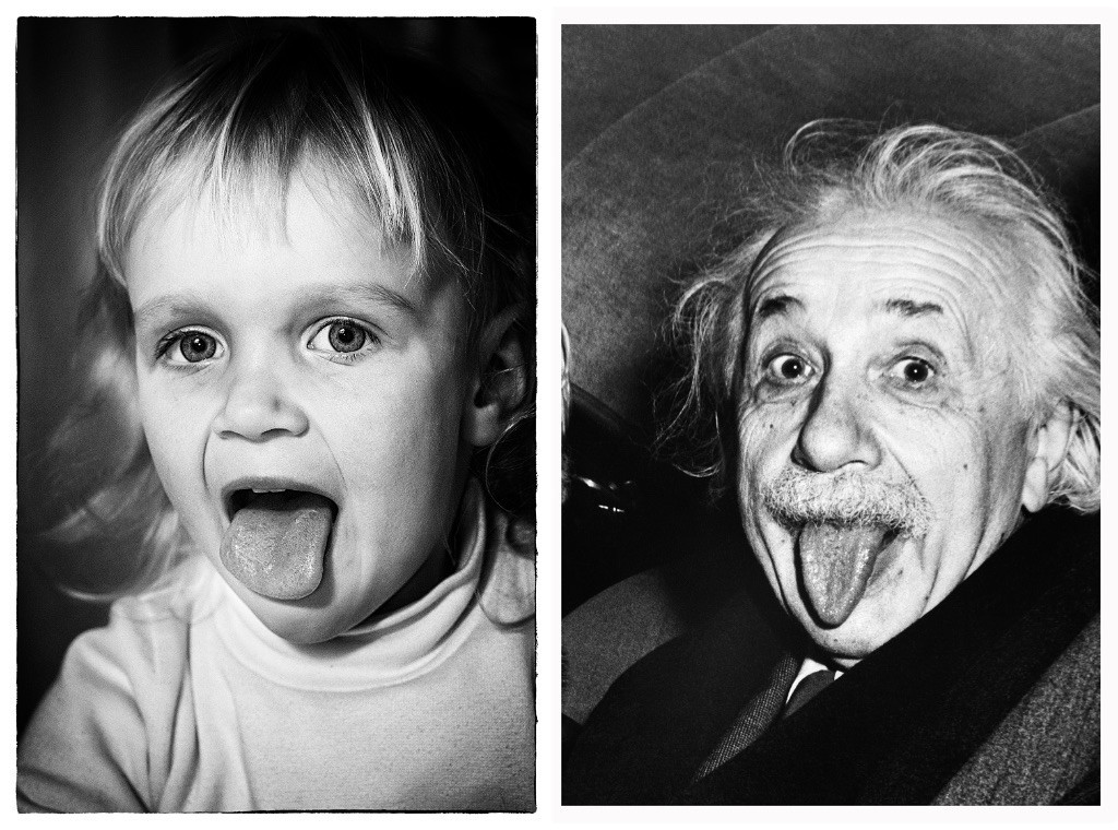 Rummaging through the archives - My, Albert Einstein, Cosplay, Children, Language