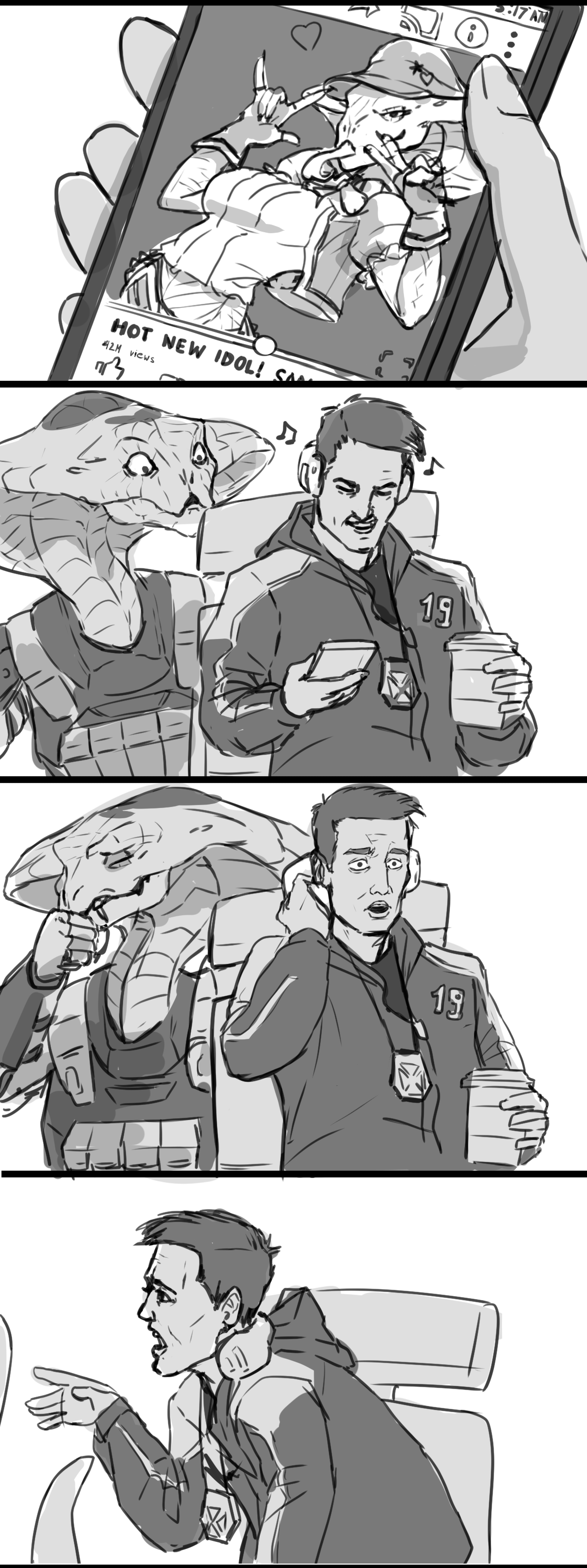 Snek is love, snek is life - Xcom, Xcom: Chimera squad, Комиксы, Длиннопост, Viper XCOM 2