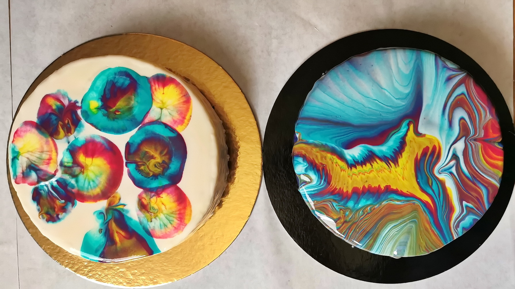 Trying out NEW techniques with MIRROR GLAZE ~ Collaborating with @Crafty Muffin 92 ~ Paint #WithMe - My, Technician, Work, Slovenia, Video