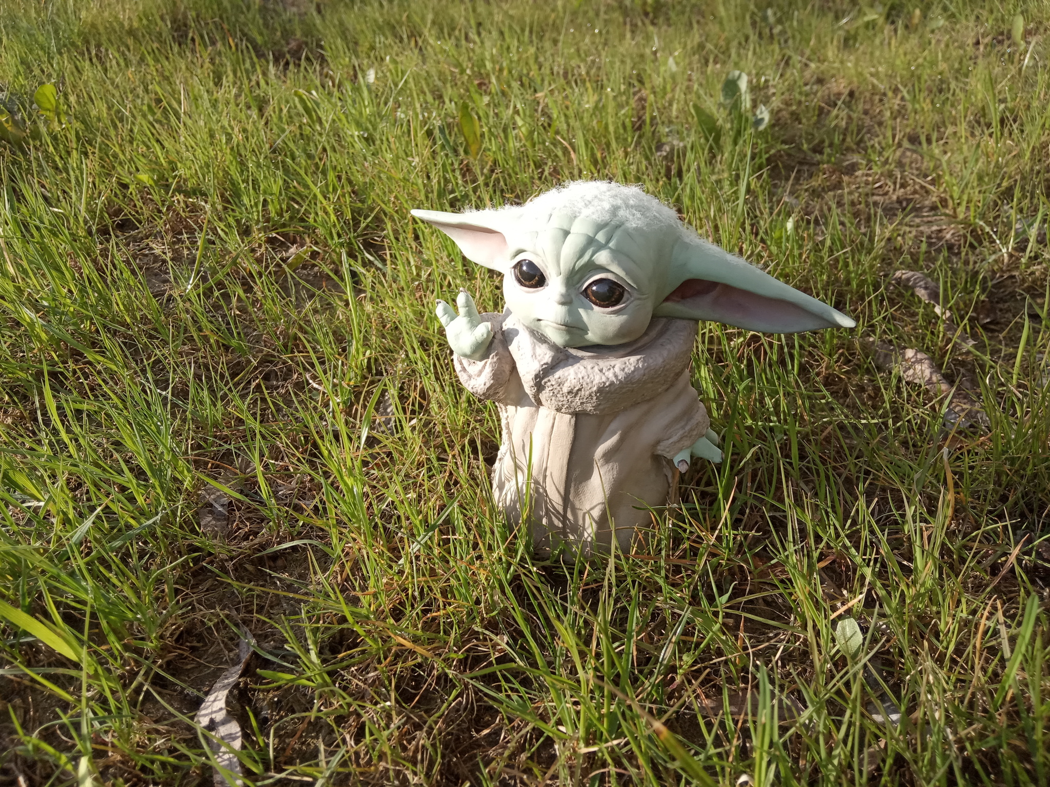 Walking Baby Yoda - My, Mandalorian, Star Wars, Figurines, Creation, Longpost, Grogu