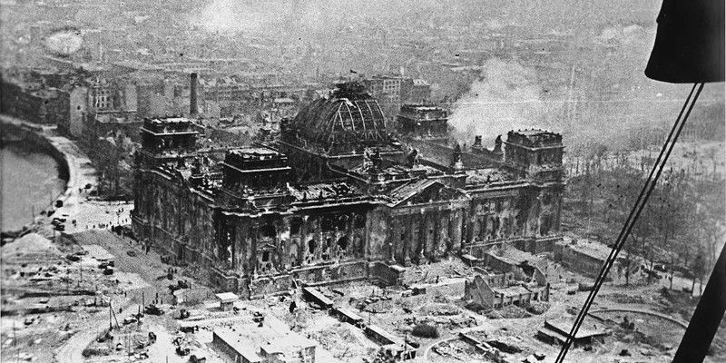 The first Soviet flags over the Reichstag - The Great Patriotic War, Red Army, Storm, Reichstag, Victory Banner, Red Banner, Longpost