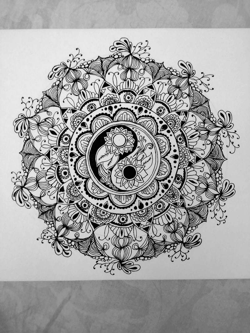 Я не художник - Моё, Рисование, Zentangle, Медитативное рисование, Zenart, Длиннопост