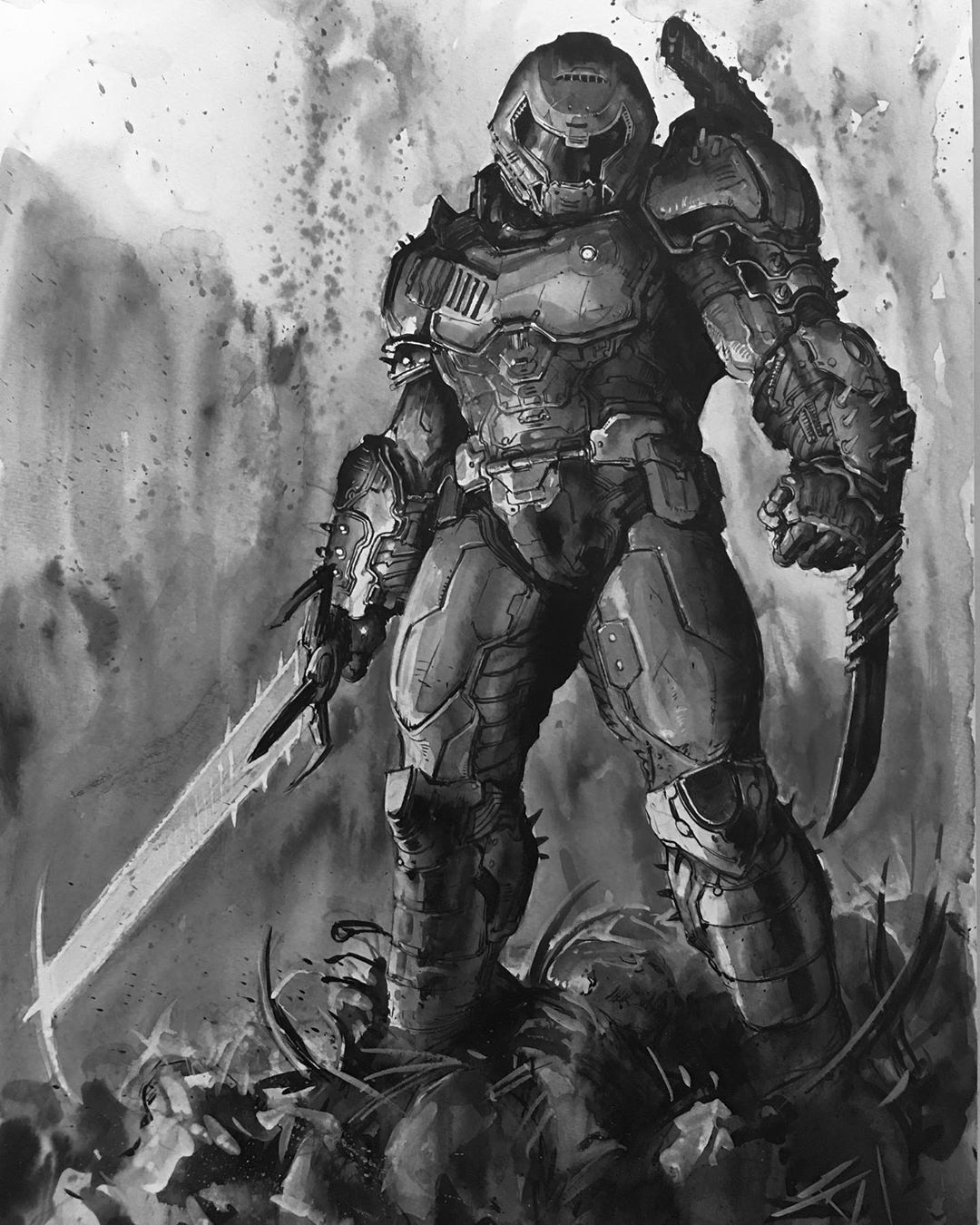 Doom Slayer - Art, Doom, Doom eternal