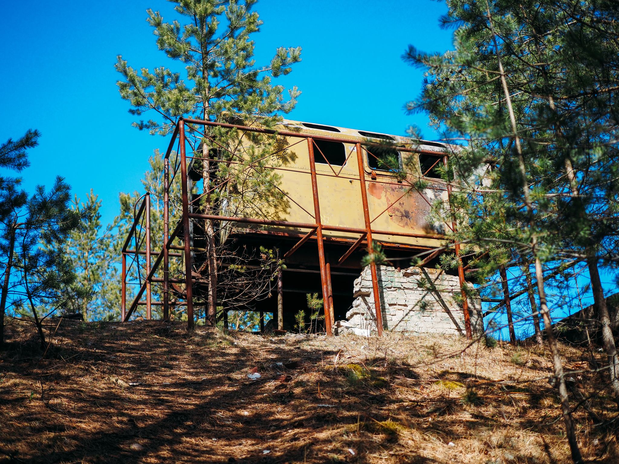 Abandoned airplane shelters - My, Aerodrome, Shelter, Abandoned, Longpost