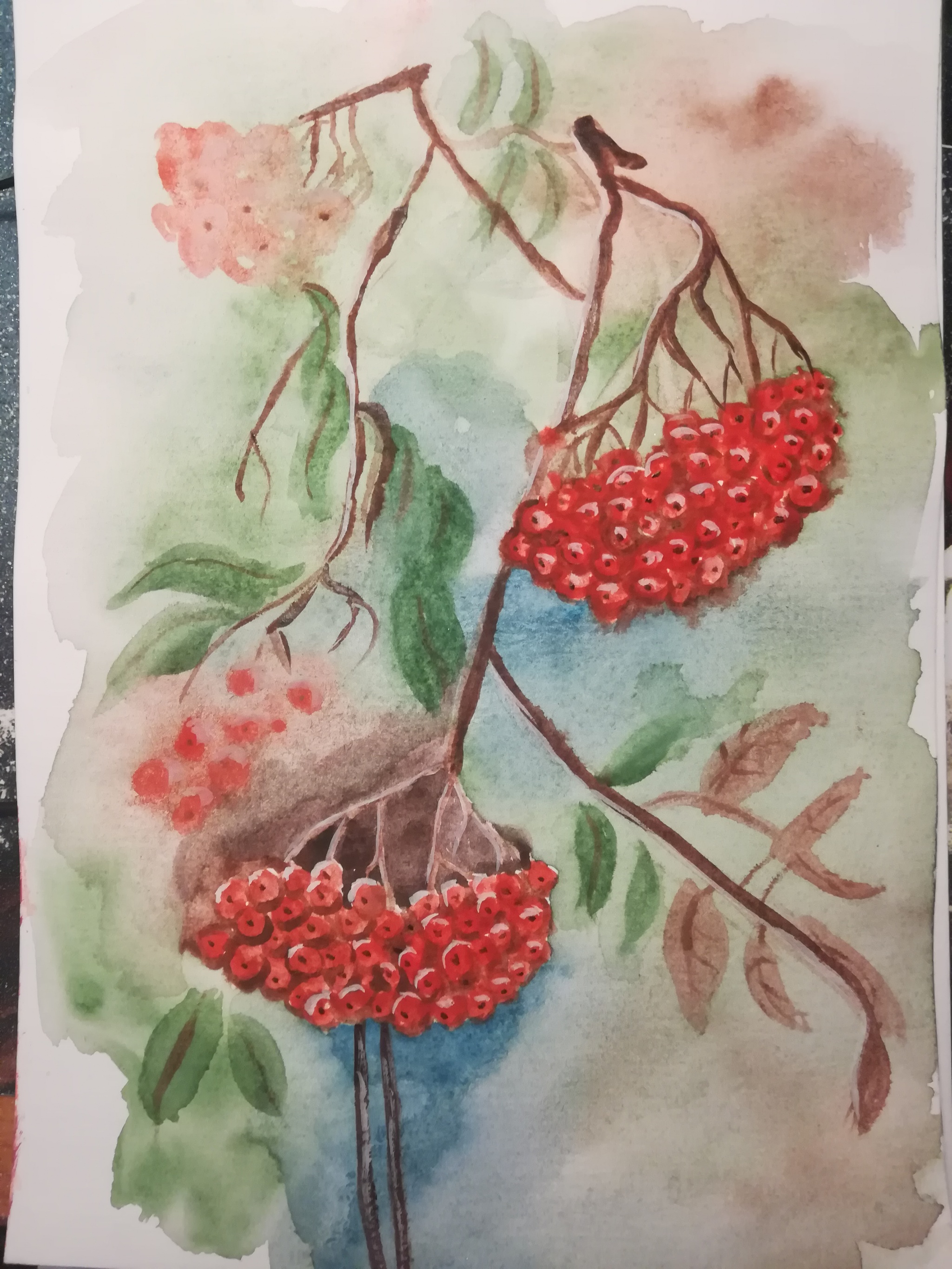 Beginner's watercolors - My, Watercolor, Painting, Creation, Longpost