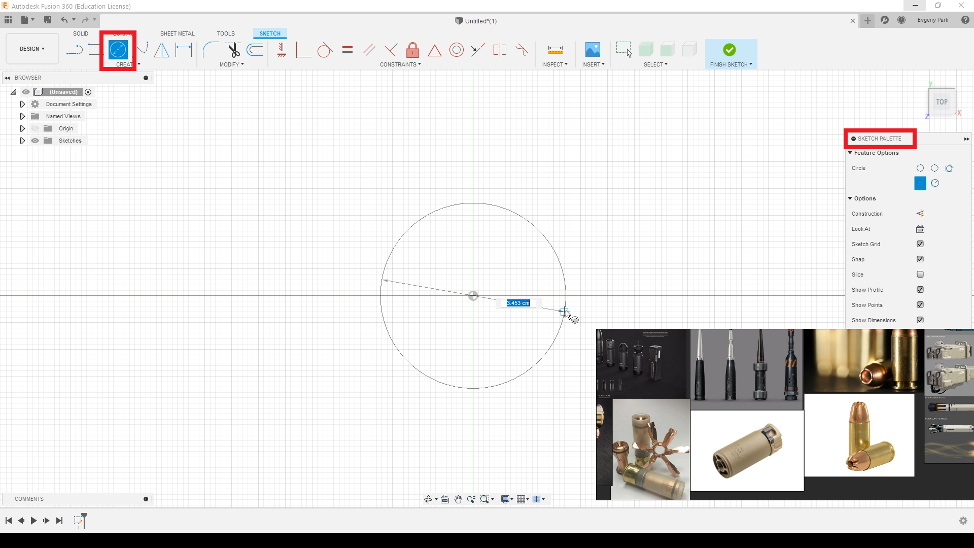 Как создать футуристичную пулю во Fusion 360. Часть 1 | Пикабу