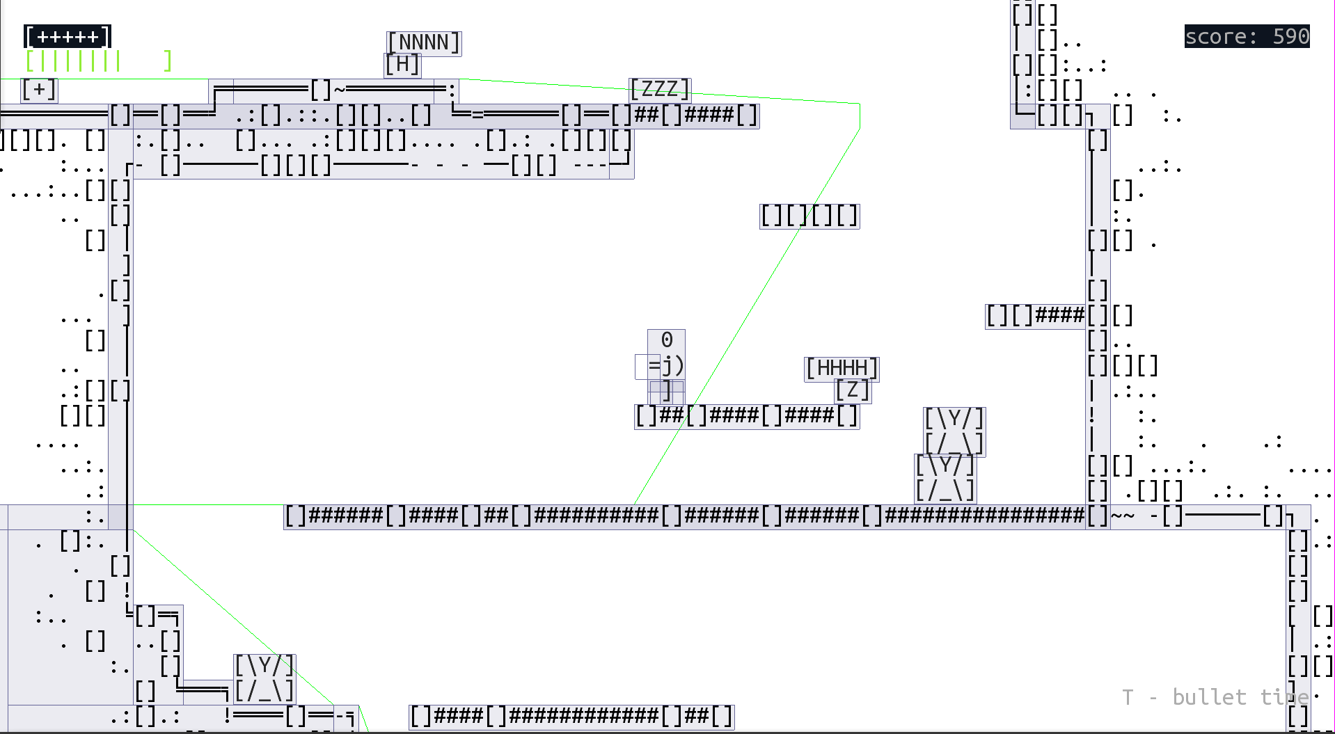 Инди платформер с ASCII-артом и процедурной генерацией | Пикабу