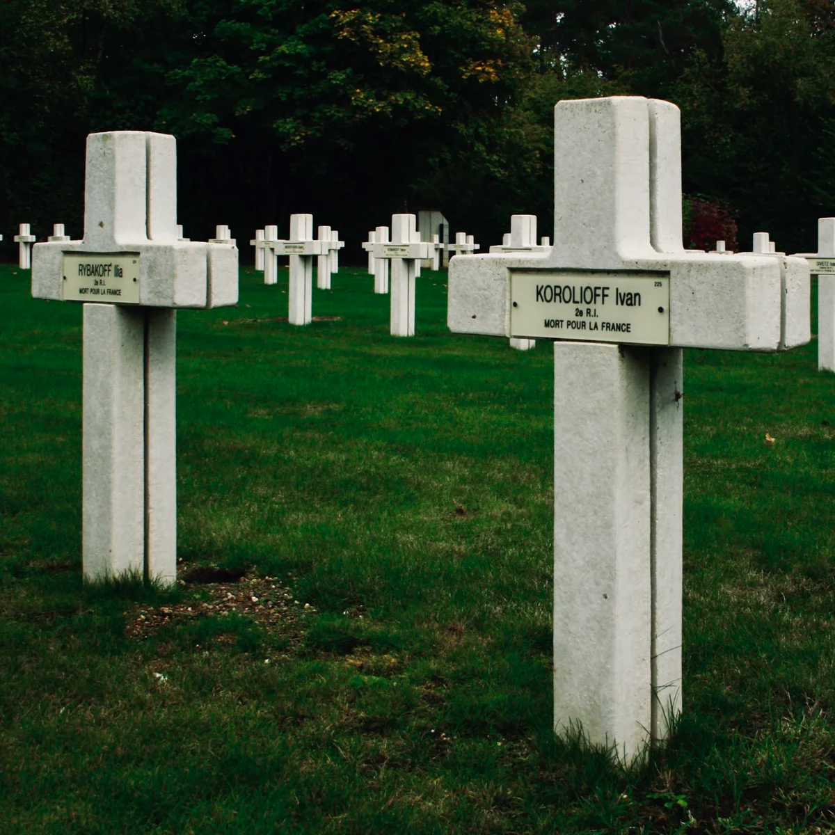 Russian soldiers who died for France - My, Travels, France, Champagne, The soldiers, World War I, Longpost