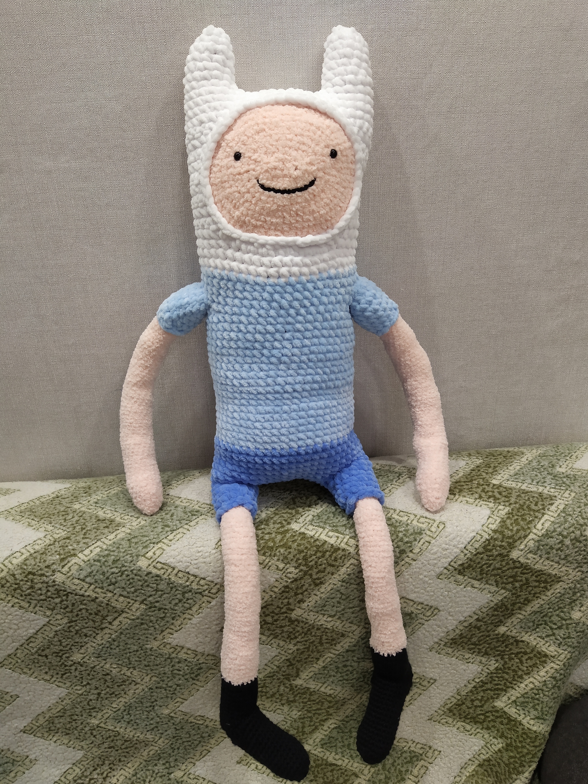 The time when you already want adventures - My, Needlework without process, Amigurumi, Adventure Time, Crochet, Knitted toys, Hobby, Longpost