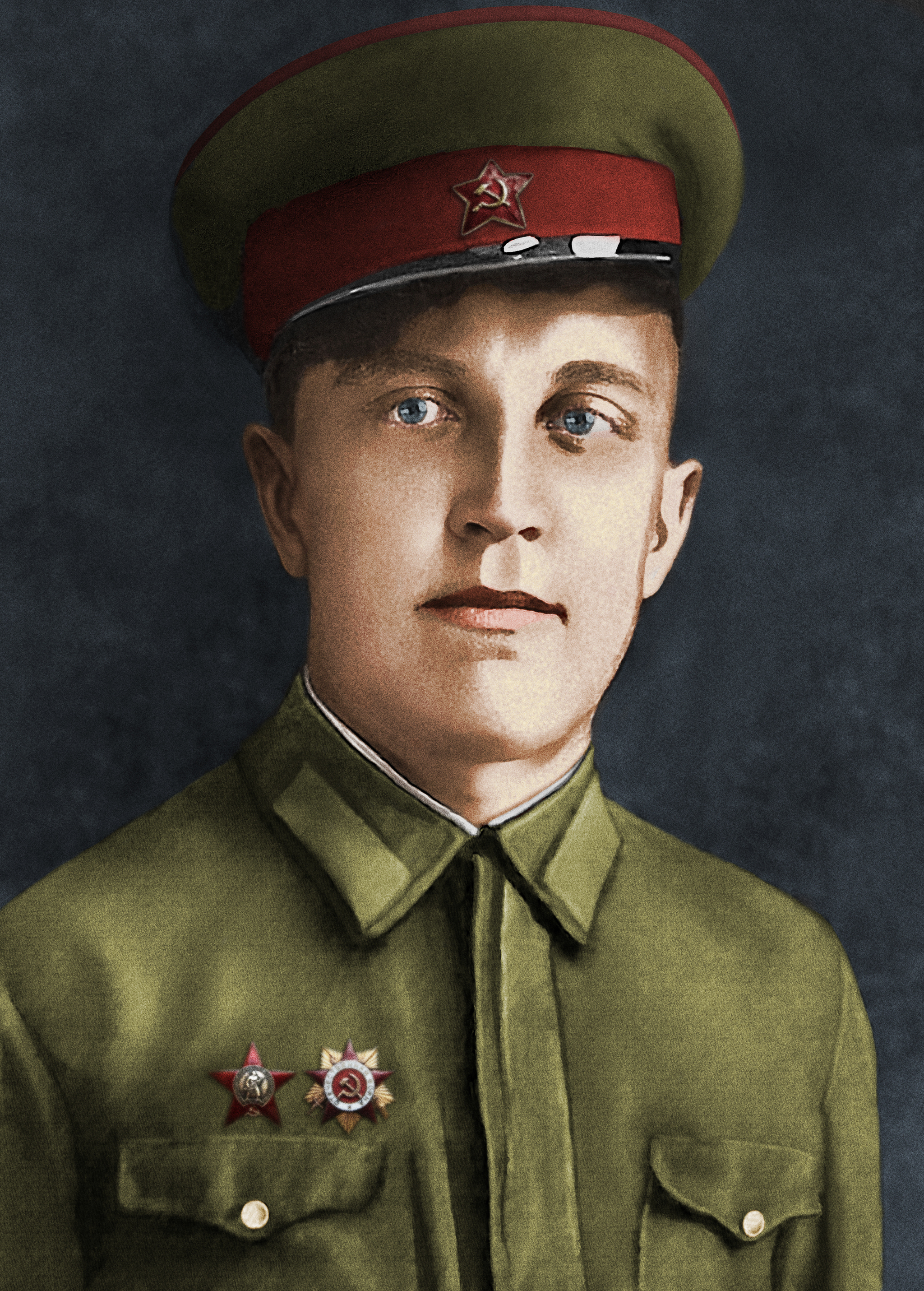 Restoration and colorization - My, Photo restoration, Colorization, The Great Patriotic War, The Second World War, Military photos, Photoshop, Longpost