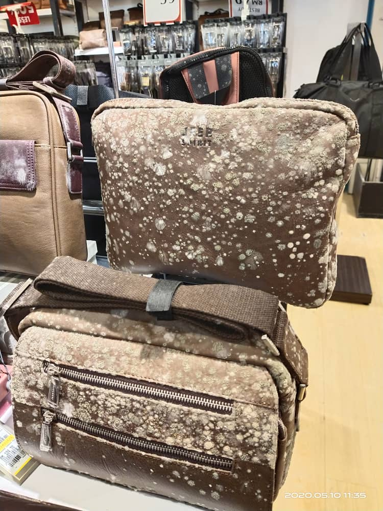 Leather goods in a Malaysian mall after two months of quarantine - Images, Tag, Malaysia, Shopping center, Mold, Longpost