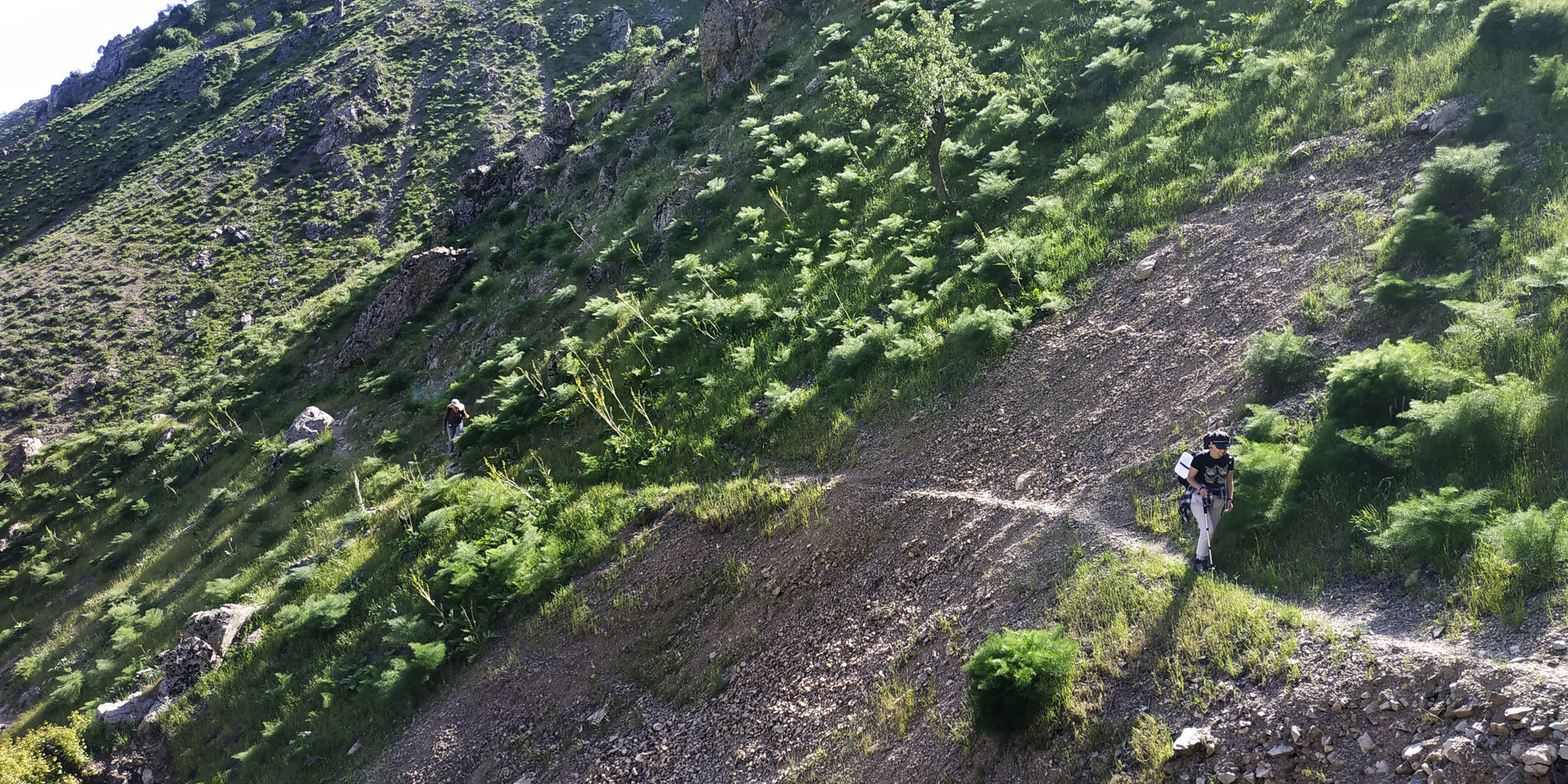 Weekend, near the city - My, The mountains, Панорама, Nature, Tajikistan, Weekend, Longpost