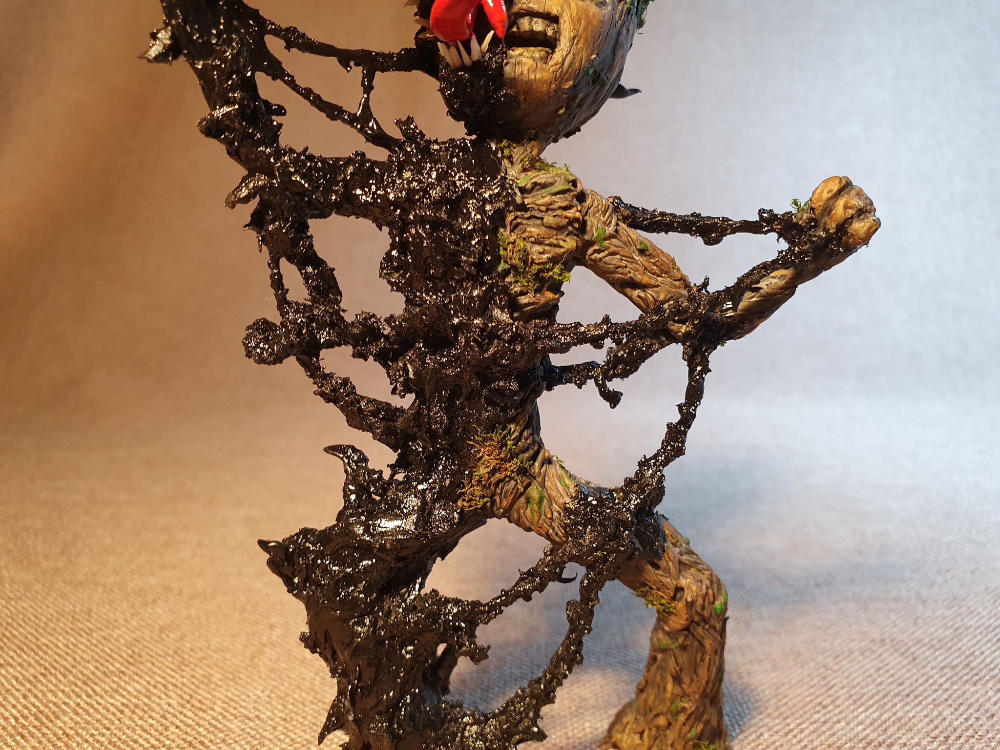 Venom vs Grootenok, or 2D to 3D, or Venogrut sculpting. Schizophrenic story with pictures. Part 3 Final - My, Groot, Venom, Needlework with process, Guardians of the Galaxy Vol. 2, Longpost