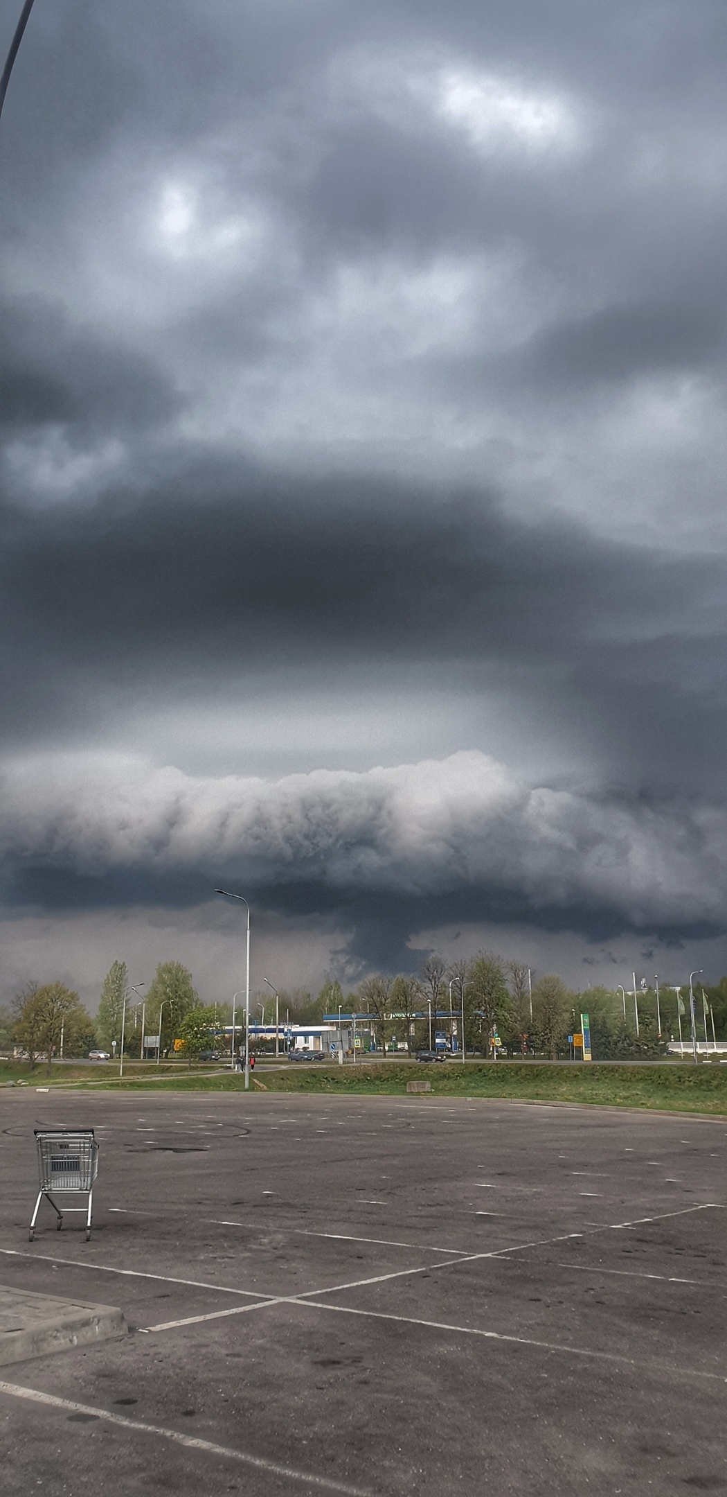A little cloudy they said - My, Thunderstorm, Weather, The photo, Unusual, Republic of Belarus