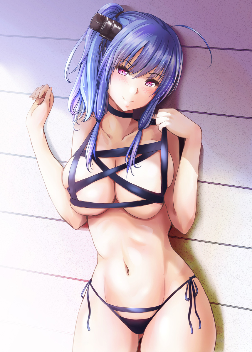 St. Louis - NSFW, Anime, Art, Anime art, Erotic, Azur lane, St louis, Breast, Swimsuit