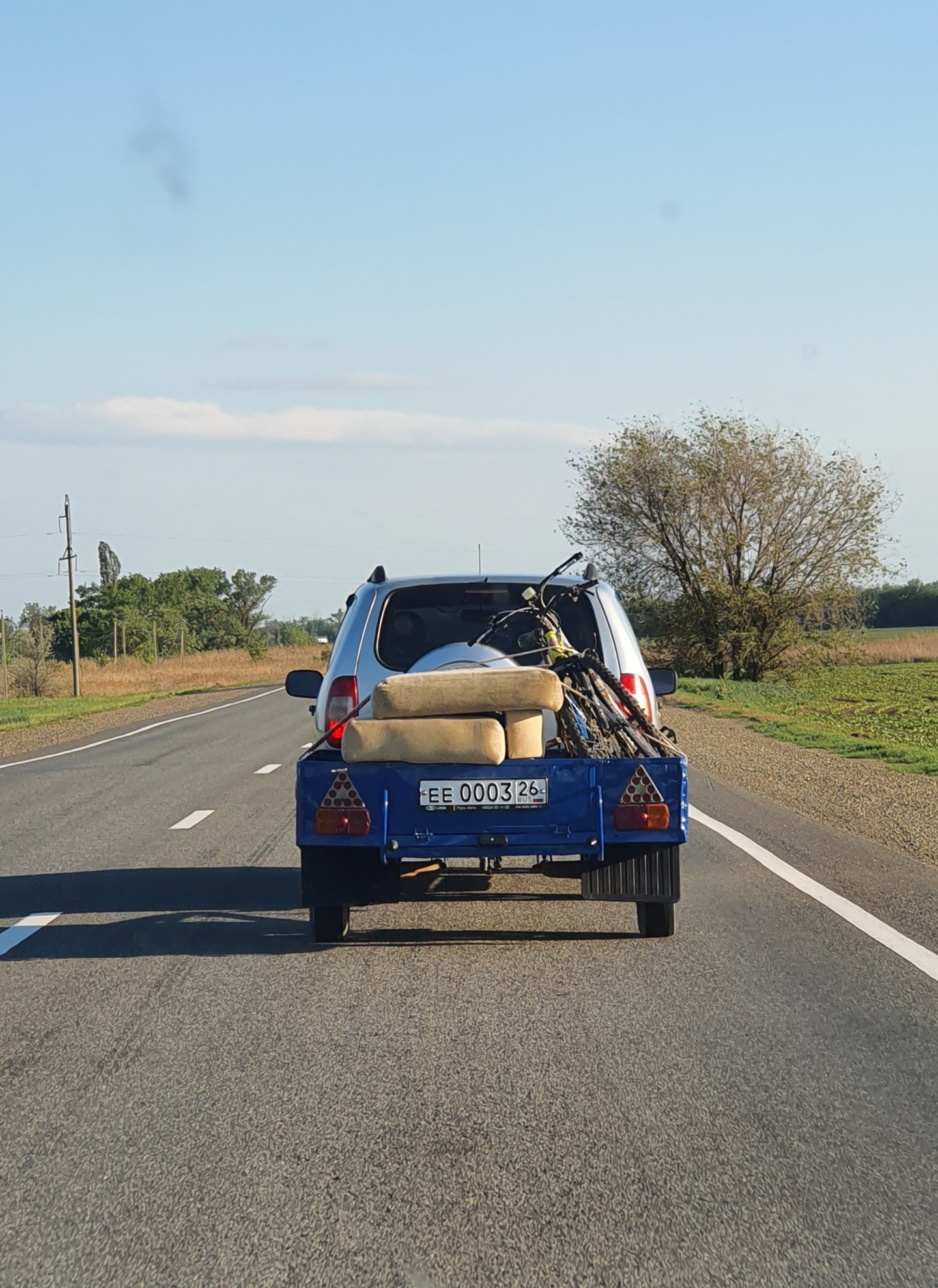 На покатушку - Моё, Велосипед, Матрас, Покатушки