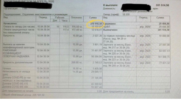 PR or not? - Coronavirus, Payouts, Doctors