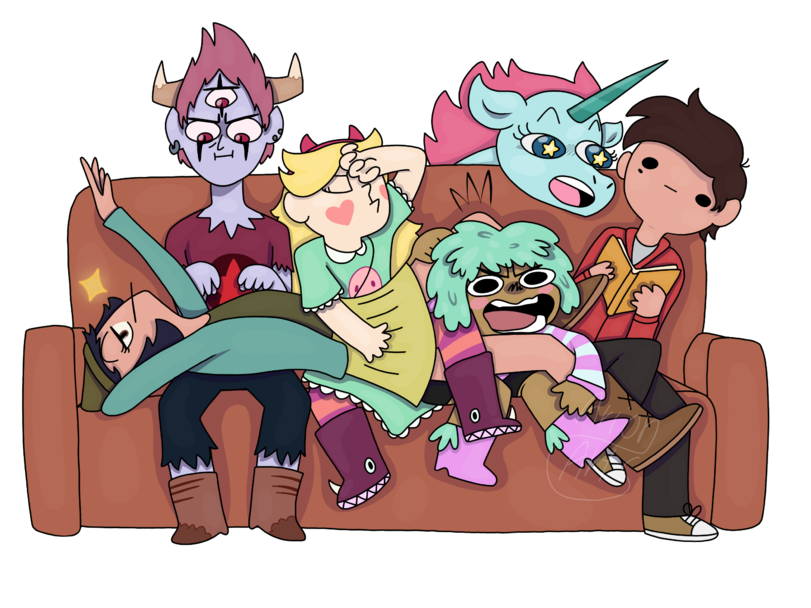 Star vs the forces of evil.Art (Pati) - Star vs Forces of Evil, Cartoons, Art, Star butterfly, Marco diaz, Tom lucitor, Janna Ordonia