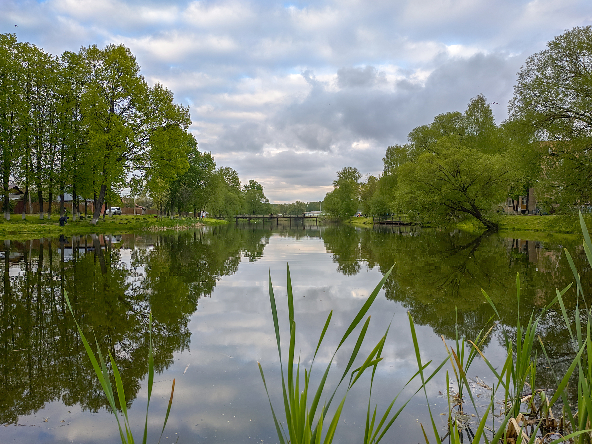 Чехов - Моё, Мобильная фотография, Река, Красота, Весна, Город Чехов