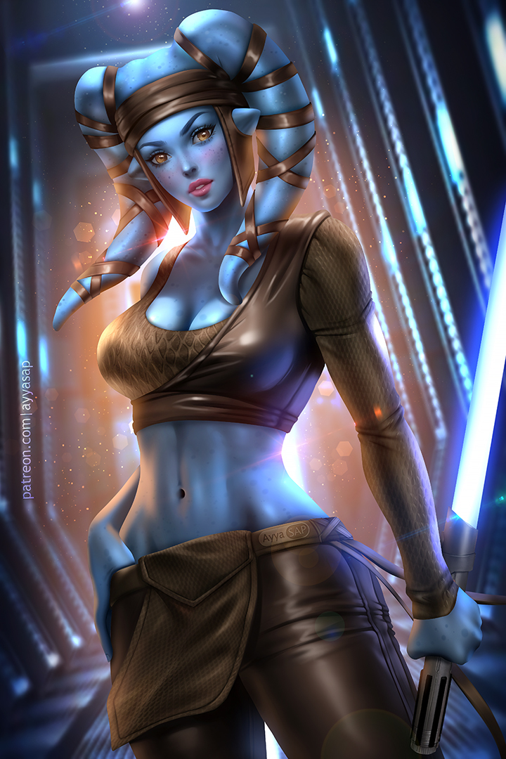 Aayla Secura - AyyaSAP, Eila Secura, Jedi, Star Wars, Twilek, Art