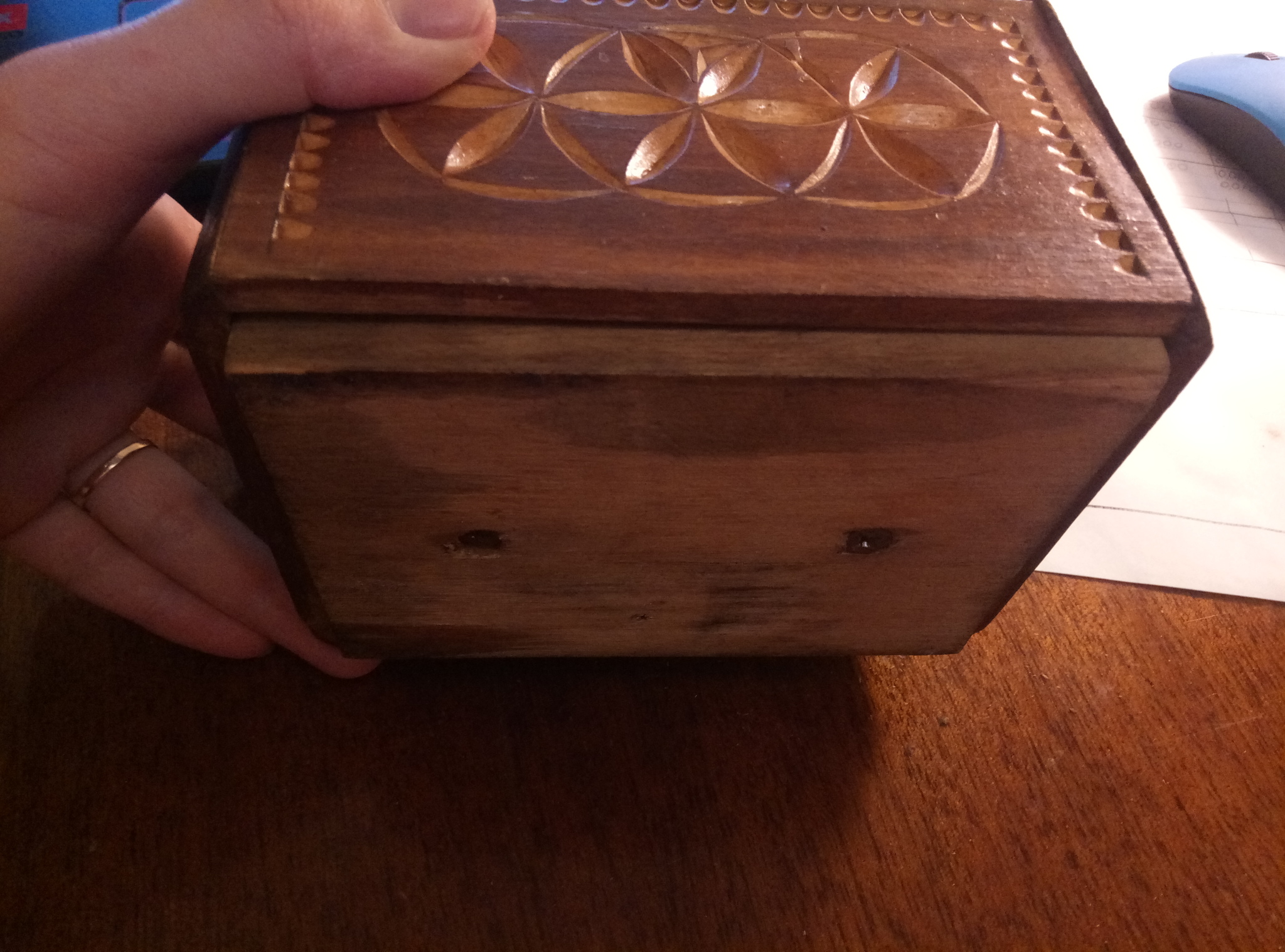 Unusual carved box - My, Casket, Defense mechanisms, Longpost