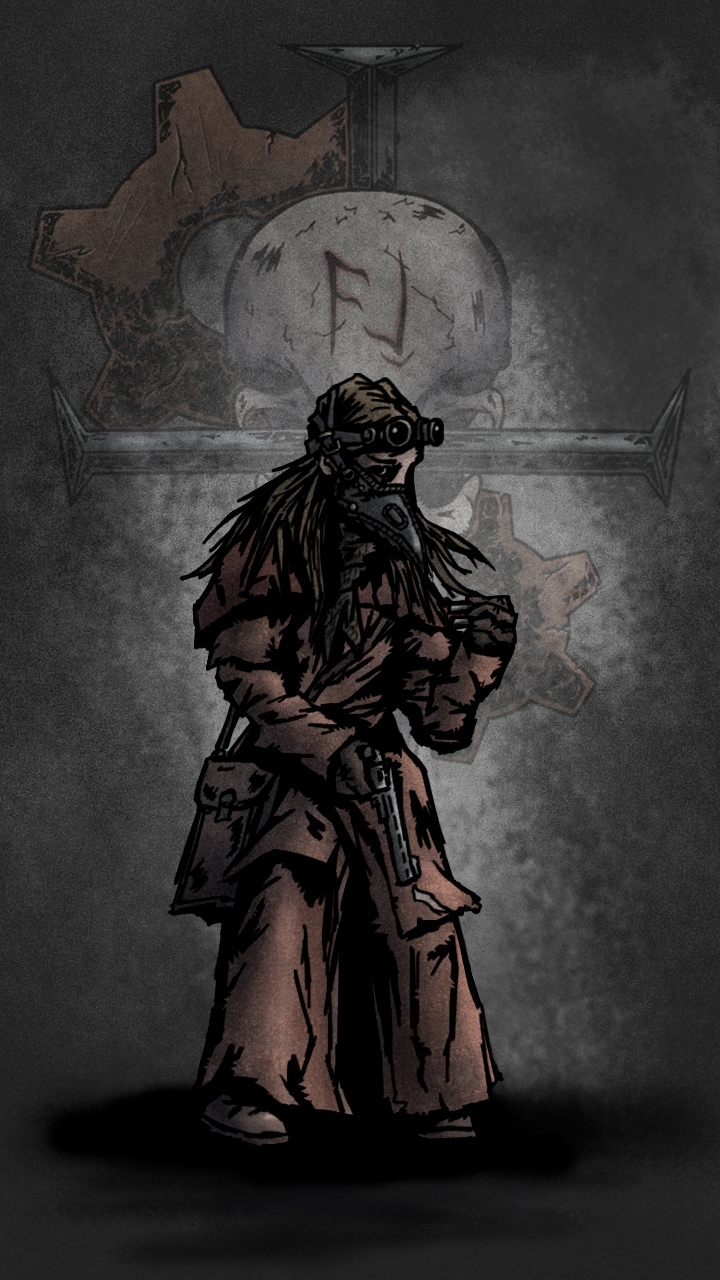 Plague Gear (DD-version) - Darkest dungeon, Plague Doctor, Art, Fan art, Fantasy, Dark fantasy, Longpost