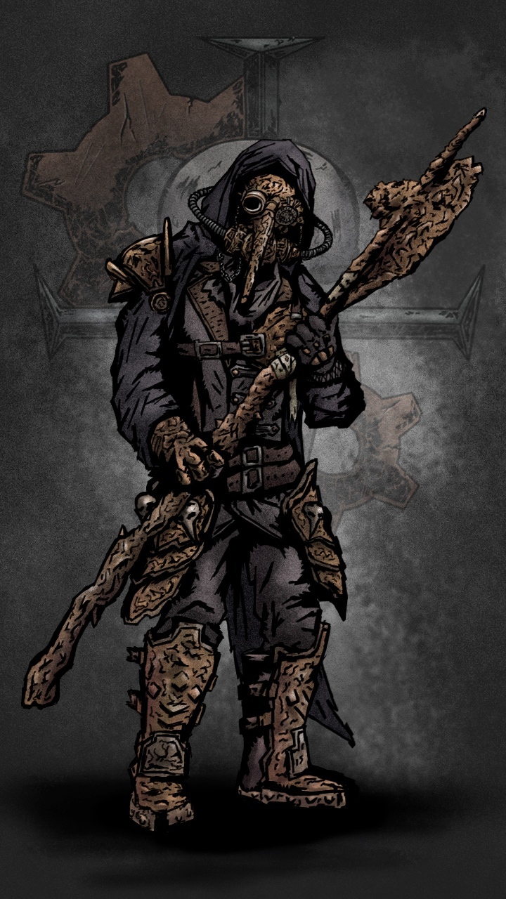 Plague Gear (DD-version) - Darkest dungeon, Plague Doctor, Art, Fan art, Fantasy, Dark fantasy, Longpost