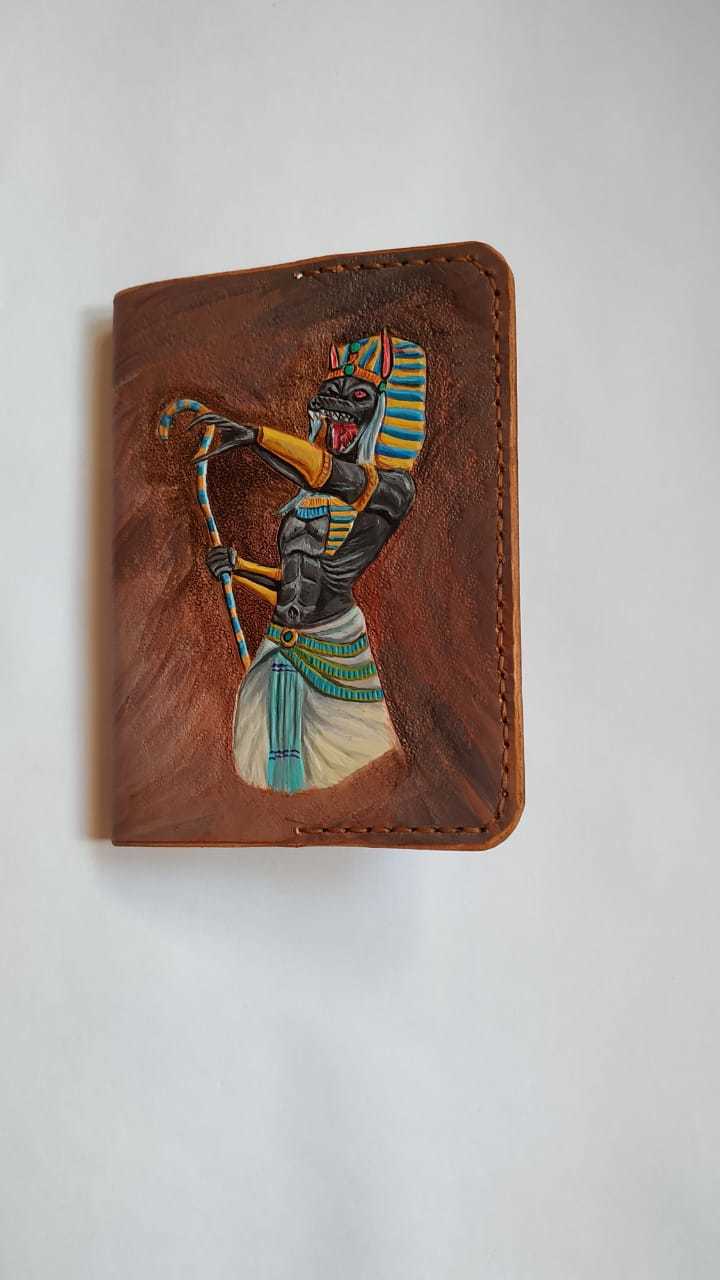 The appearance of Anubis!!! - My, Leather, Needlework with process, With your own hands, Acrylic, Anubis, Video, Longpost