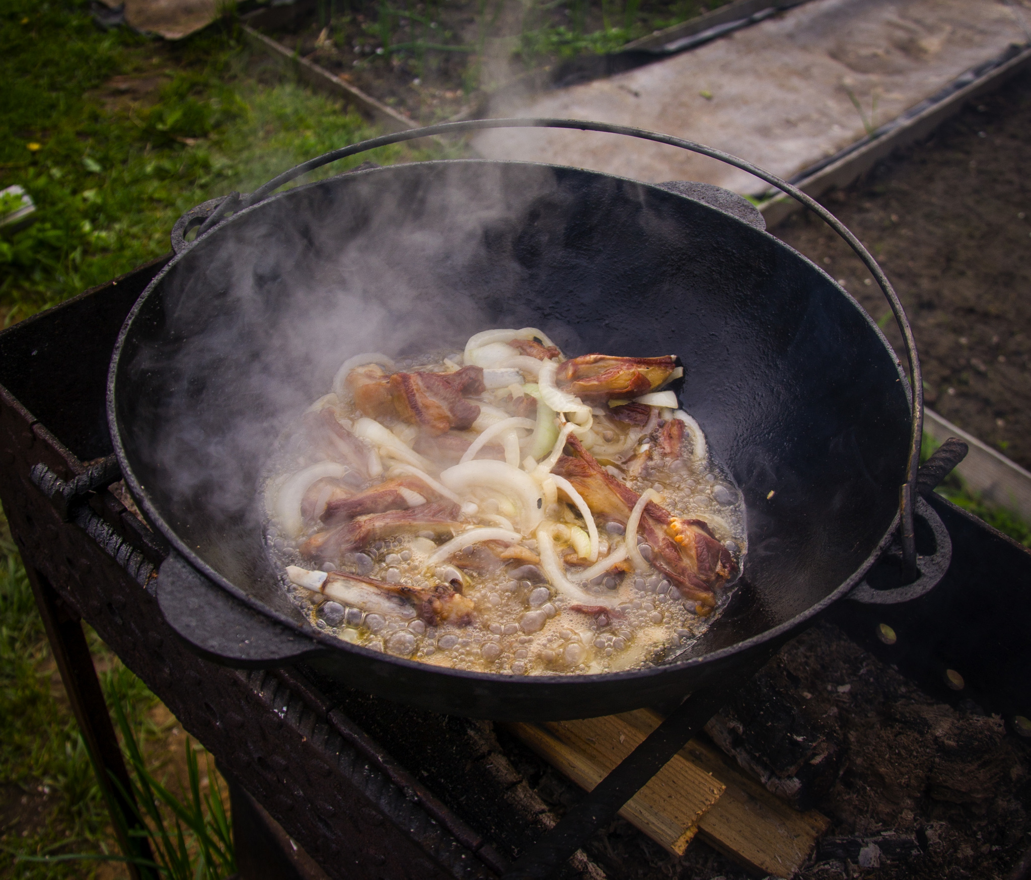 Ребристый марафон. Часть 3. Плов с бараньими ребрышками | Пикабу