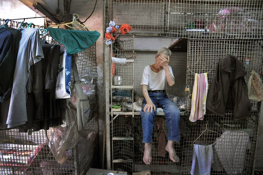 Life in dog cages in Hong Kong - Hong Kong, Lodging, Poverty, Dormitory, The photo, Longpost