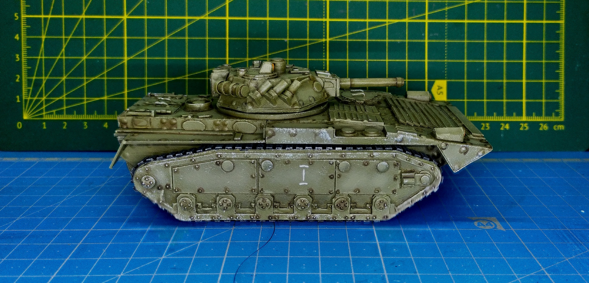 Author's alternative to the Chimera infantry fighting vehicle - Ars Yarchuk (paper) - My, Warhammer 40k, Imperial guard, Papercraft, Astra Militarum, Imperium, Stand modeling, Video, Longpost