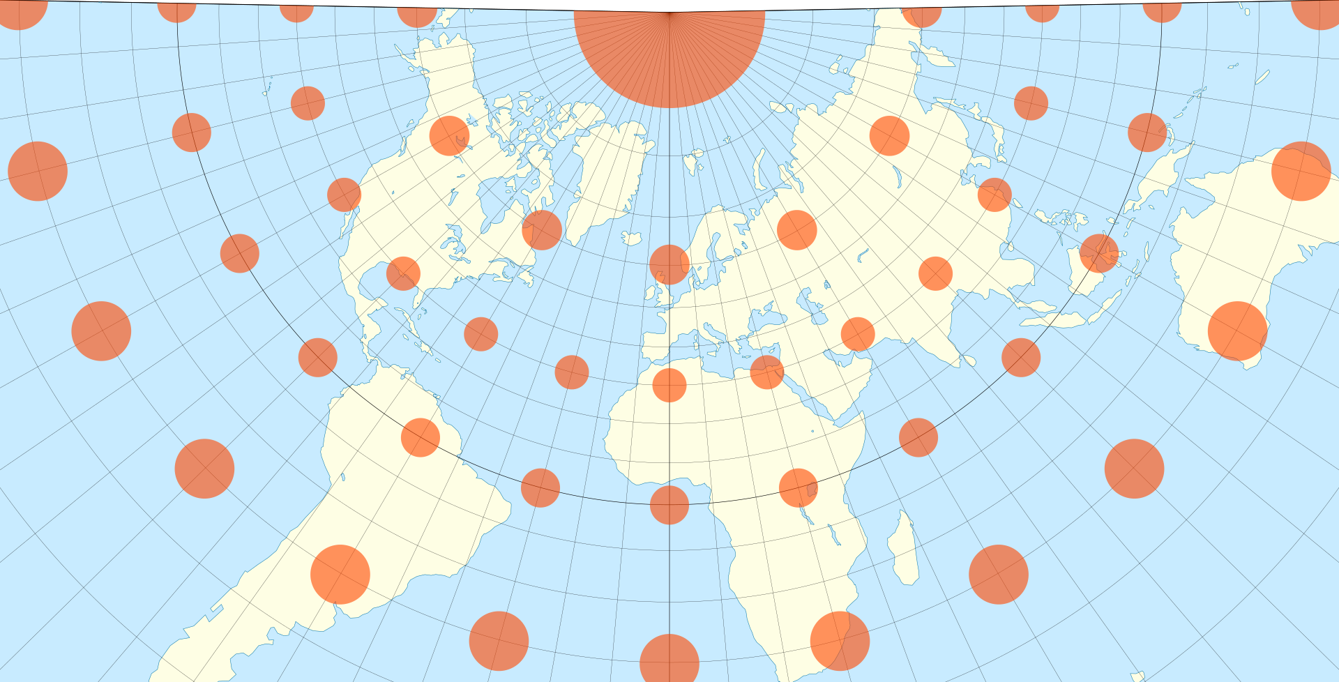 Картографические проекции | Пикабу