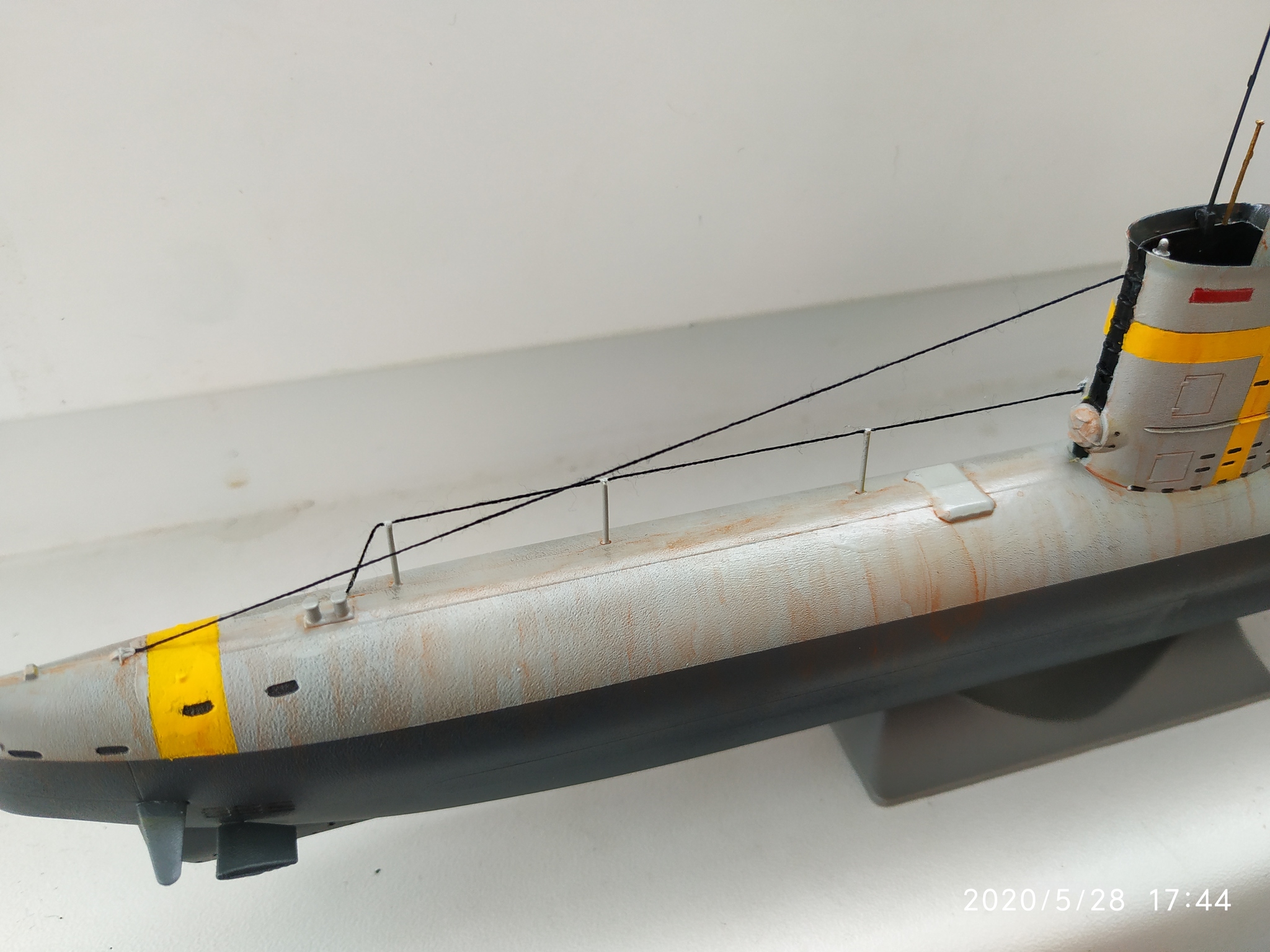 Model submarine TYPE XXIII 1:144 from Revell - Ship modeling, Stand modeling, Scale model, Modeling, Revell, Longpost, Submarine