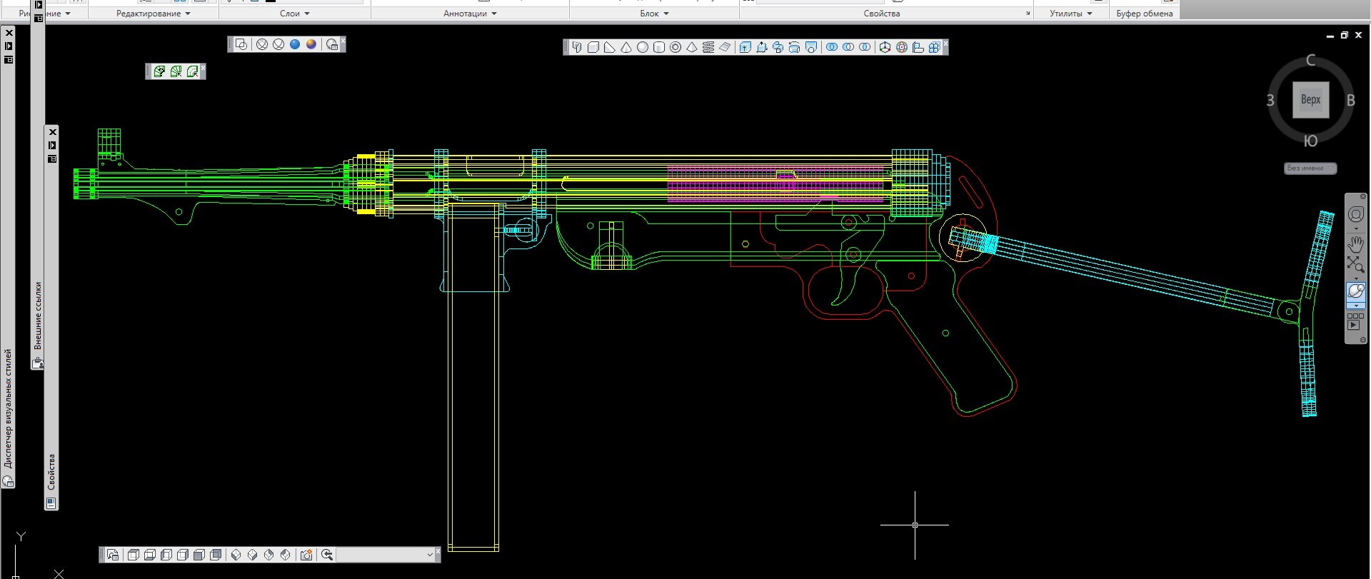 I decided to stretch my brain during self-isolation and made a construction set - My, 3D, Mp40, Plywood, Constructor, 3D modeling, Self-isolation, Longpost