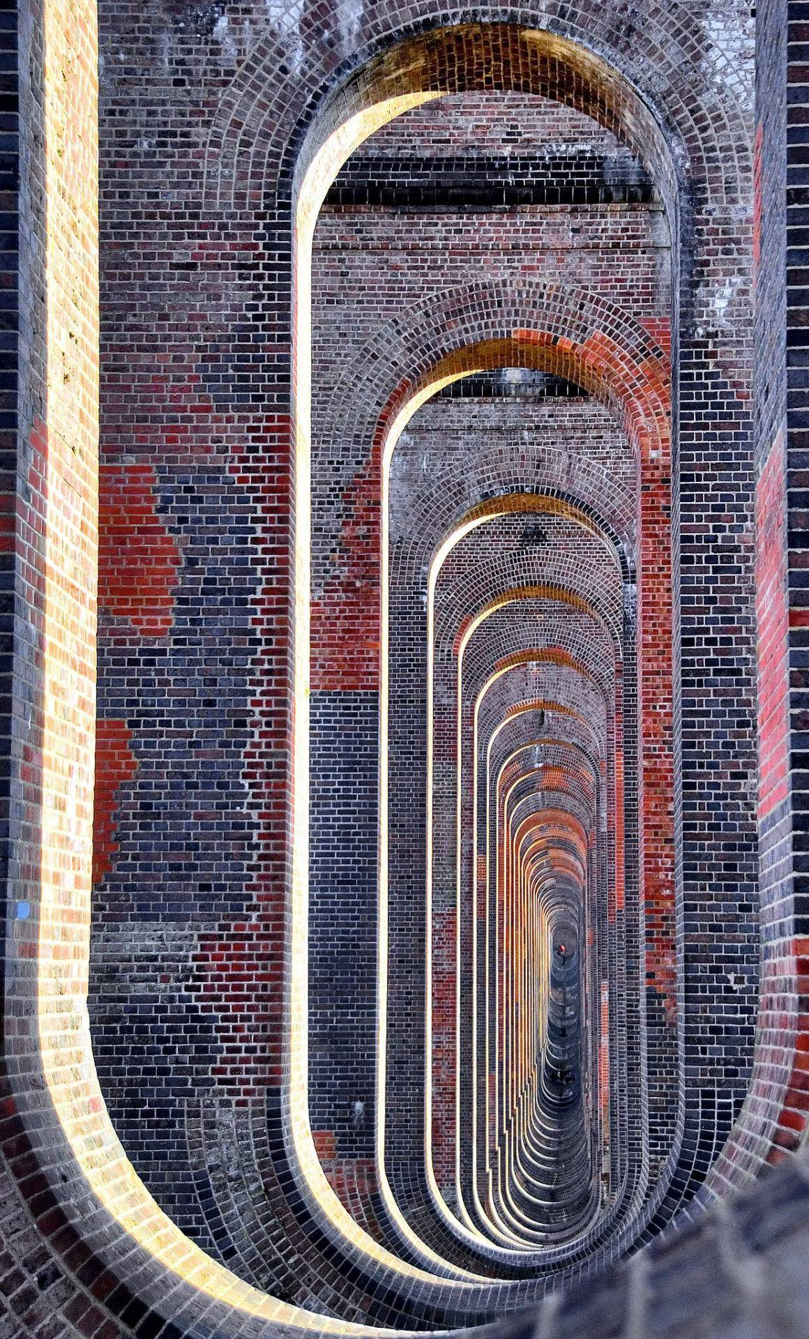 Victorian era fragment - England, Viaduct, Railway, Architecture, Longpost