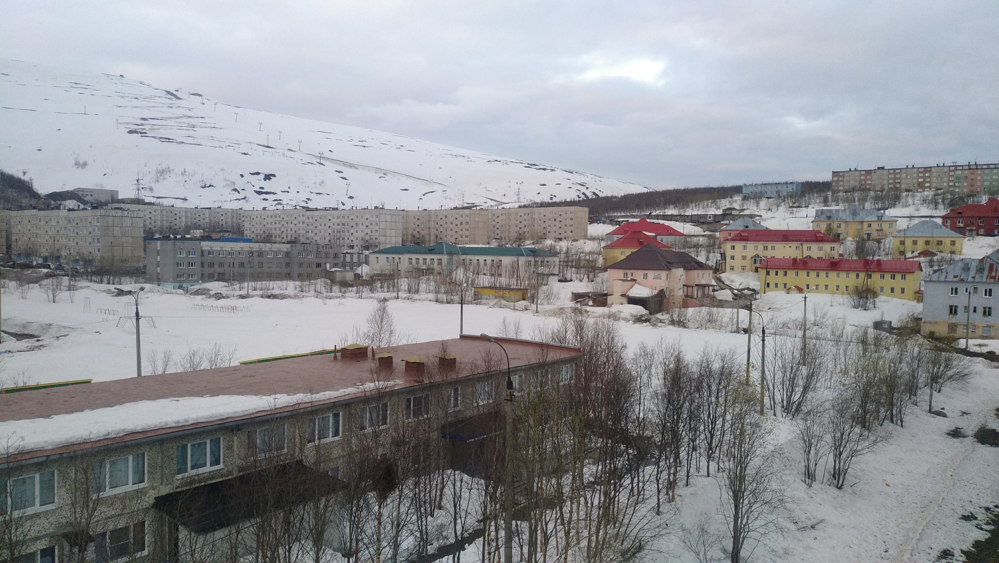 This is what my city looks like at 2 am on May 30, 2020 - Kirovsk, Khibiny, Polar day, White Nights, The photo, Murmansk region