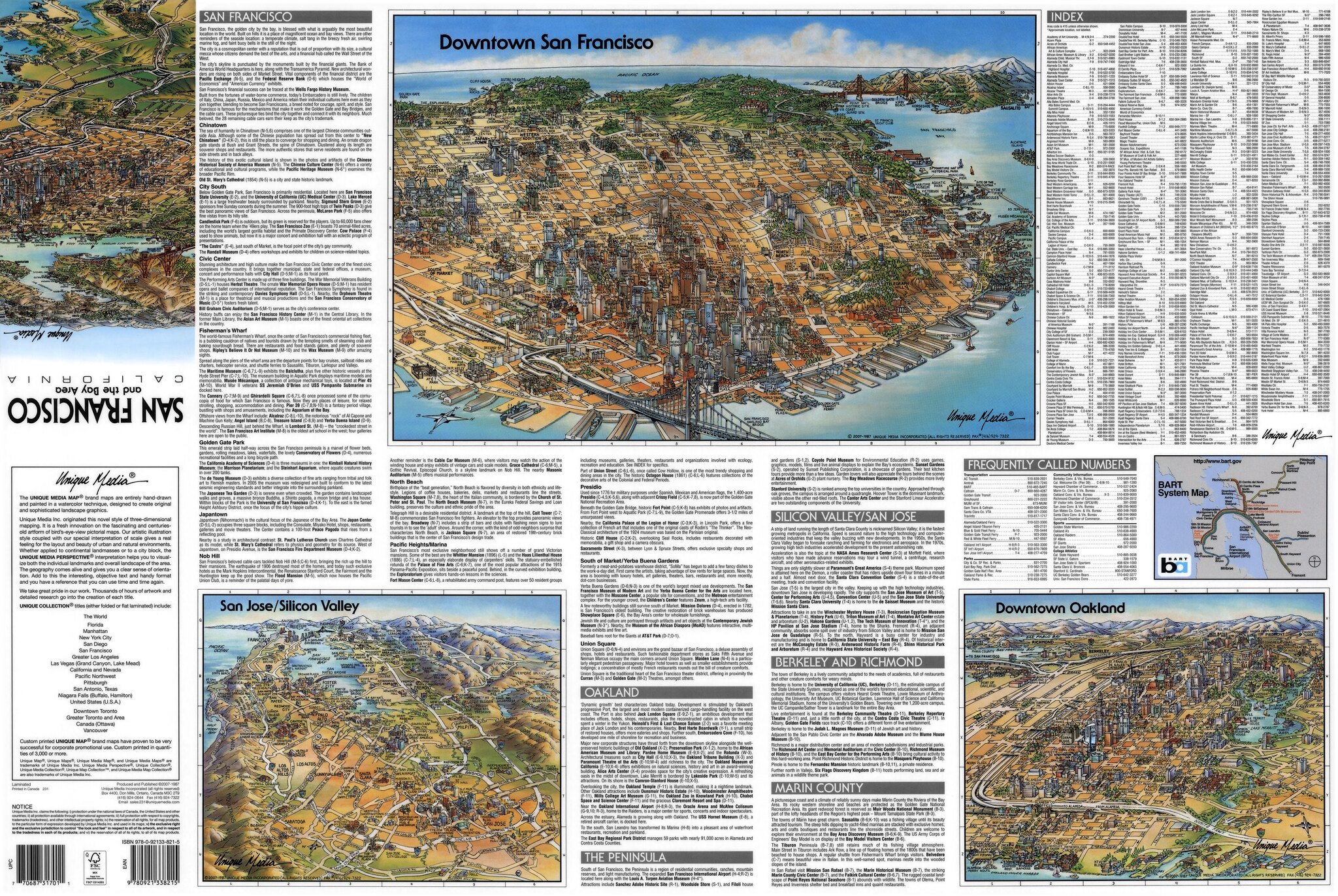 Maps from Unique Media Inc. (First part) - Cards, Interesting, USA, Geography, Longpost