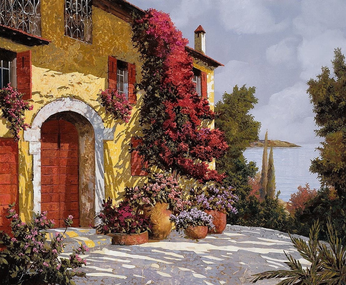 Художник  Гвидо Борелли (Guido Borelli) - Художник, Живопись, Картина, Длиннопост