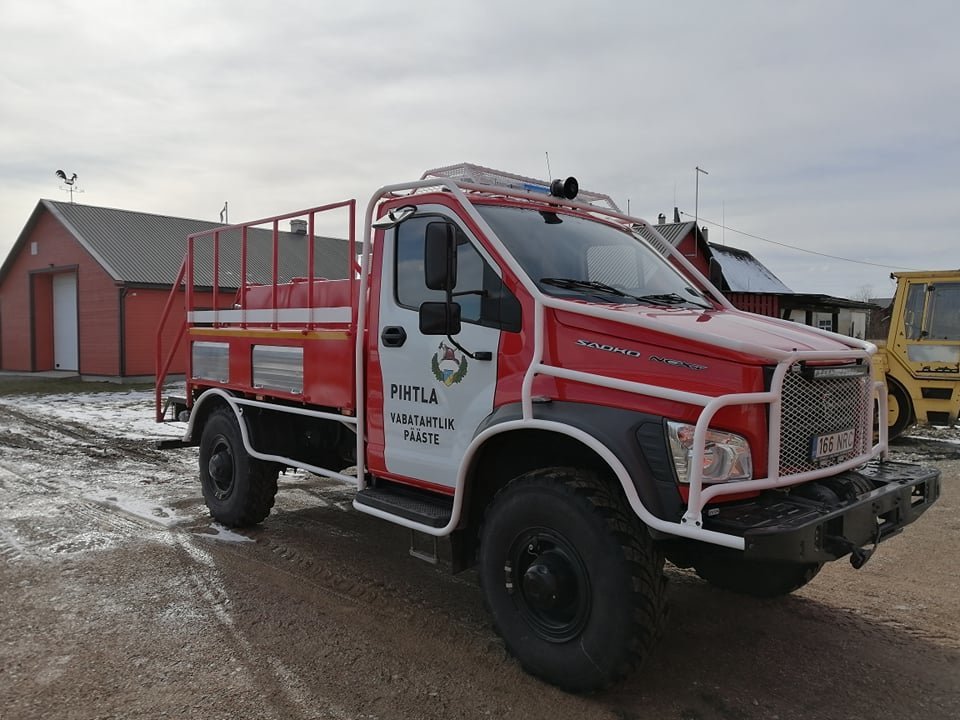 The Estonians made Sadko a cool “firefighter” - Gas, Sadko, Estonia, Longpost, Fire engine