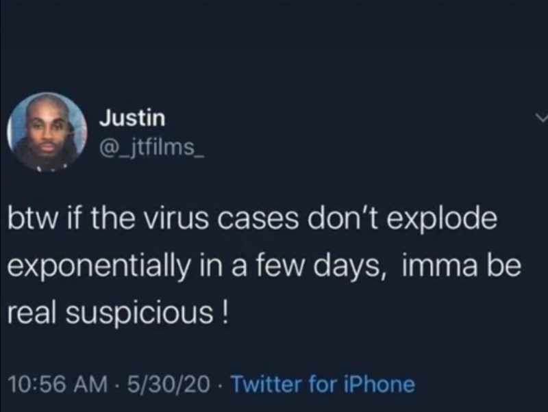 Due to riots in the USA - USA, Disorder, Virus, Infection, Suspicious, Exhibitor, Death of George Floyd, Coronavirus