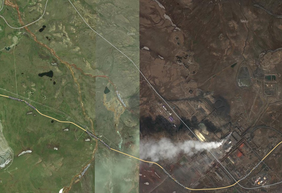 Non-solar problems of Norilsk - Norilsk, Pollution, River, Longpost