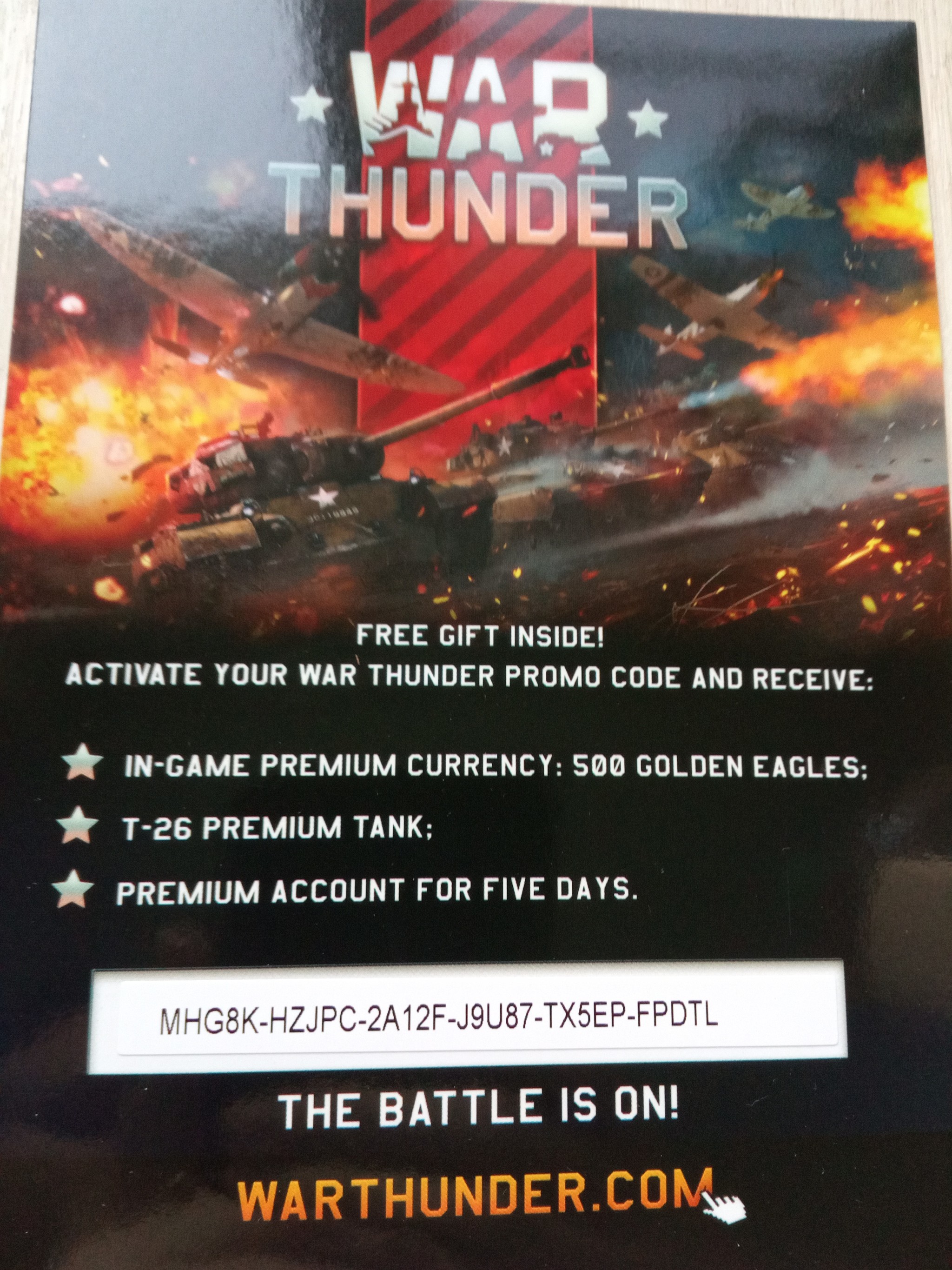 Warthunder - My, Freebie, War thunder